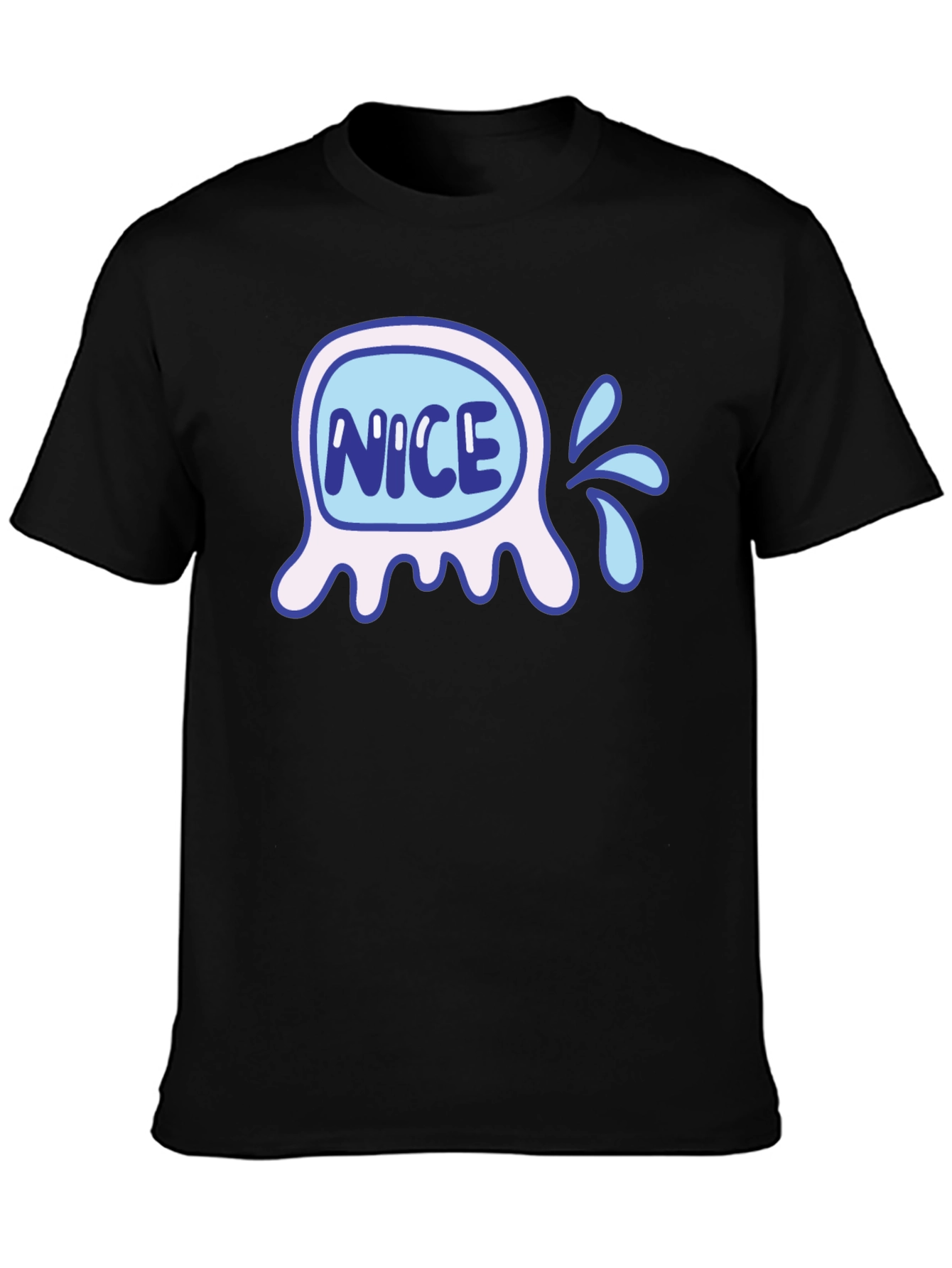 Nice Splash Graphic Tee - Fun Trendy Casual Shirt