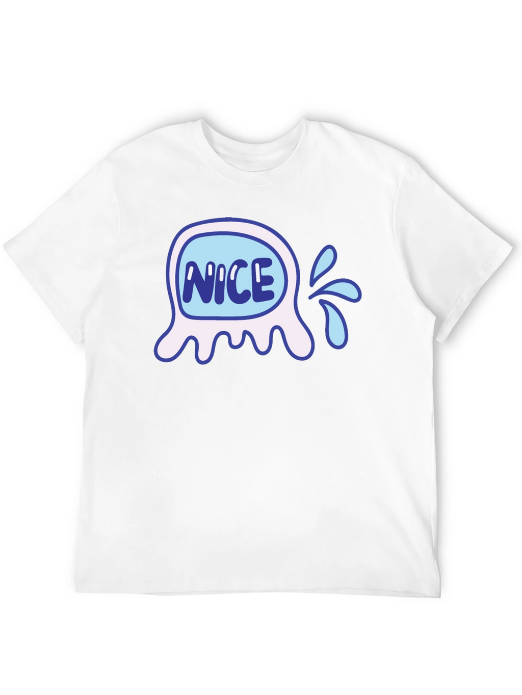 Nice Splash Graphic Tee - Fun Trendy Casual Shirt