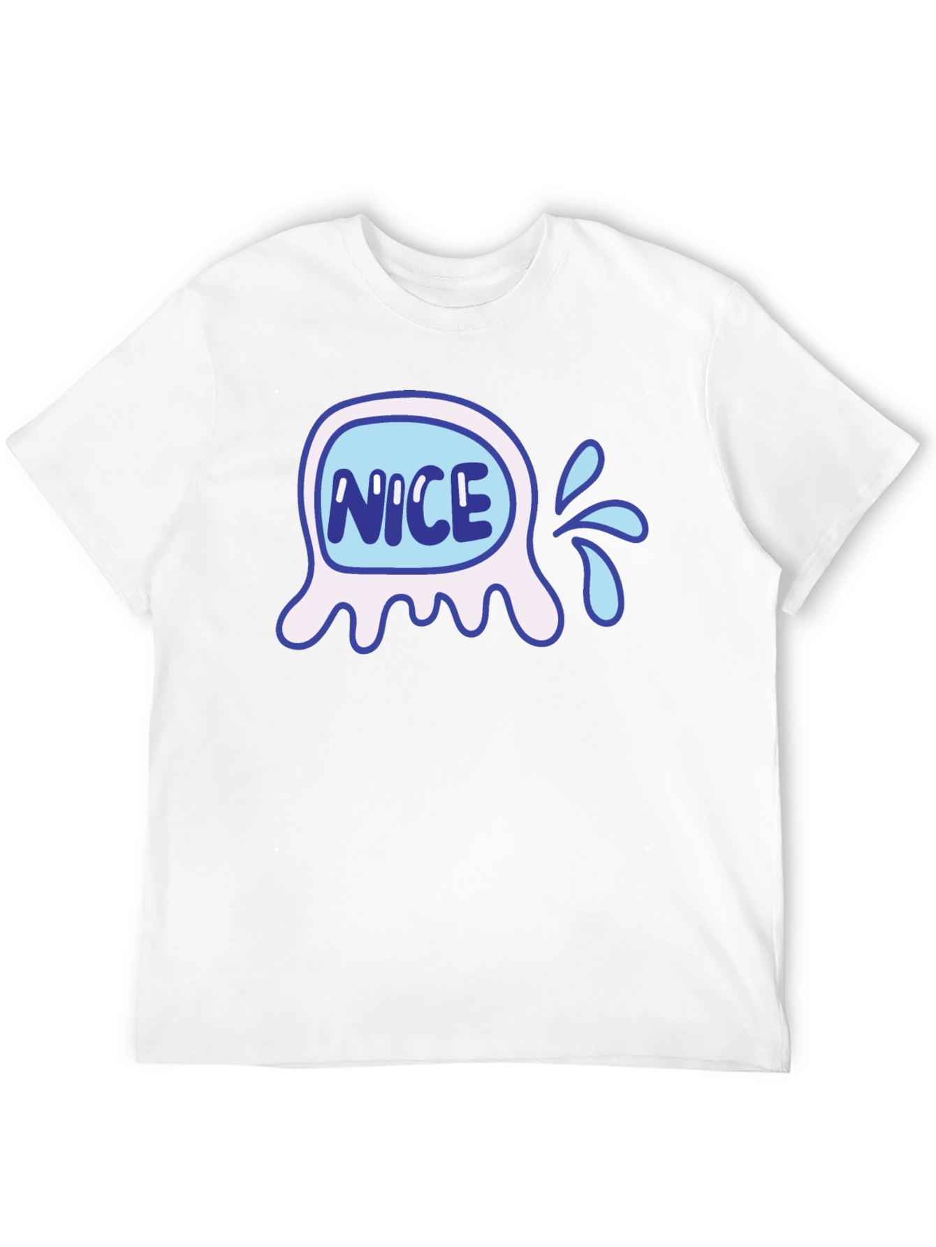 Nice Splash Graphic Tee - Fun Trendy Casual Shirt