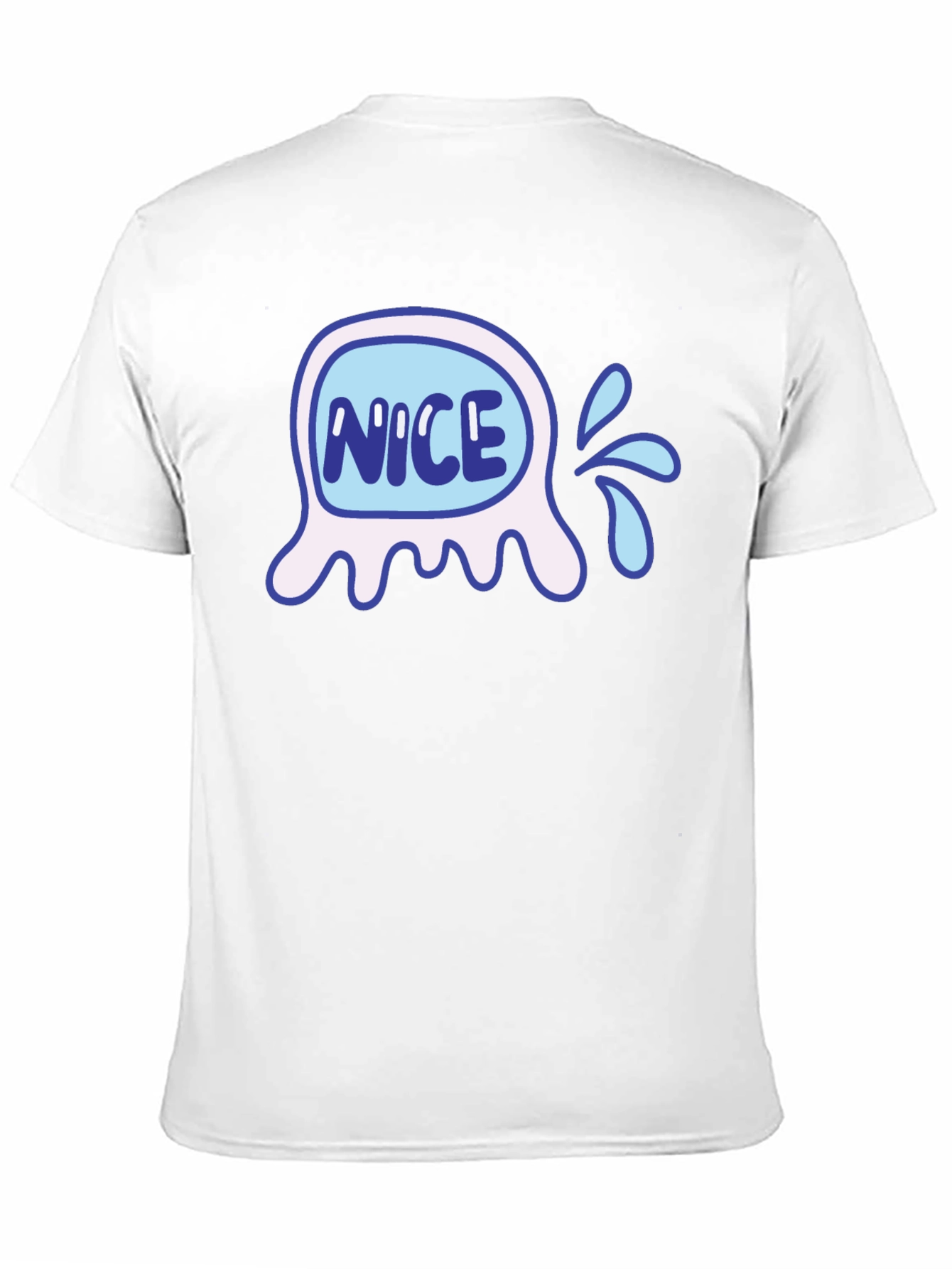 Nice Splash Graphic Tee - Fun Trendy Casual Shirt