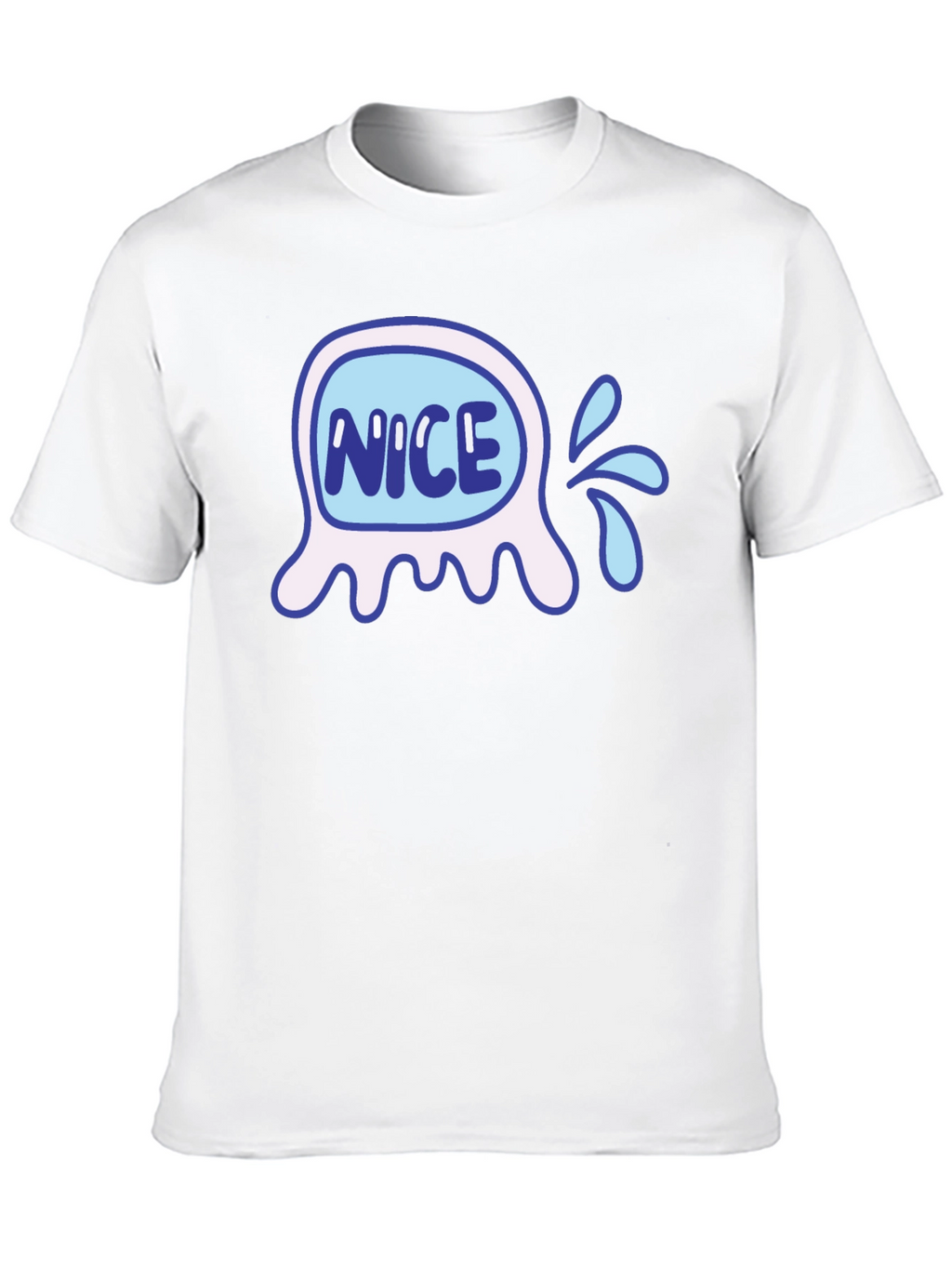 Nice Splash Graphic Tee - Fun Trendy Casual Shirt