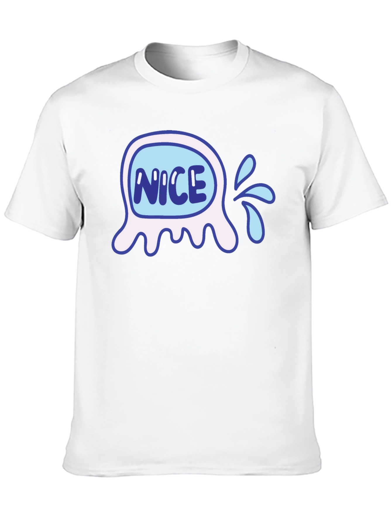 Nice Splash Graphic Tee - Fun Trendy Casual Shirt