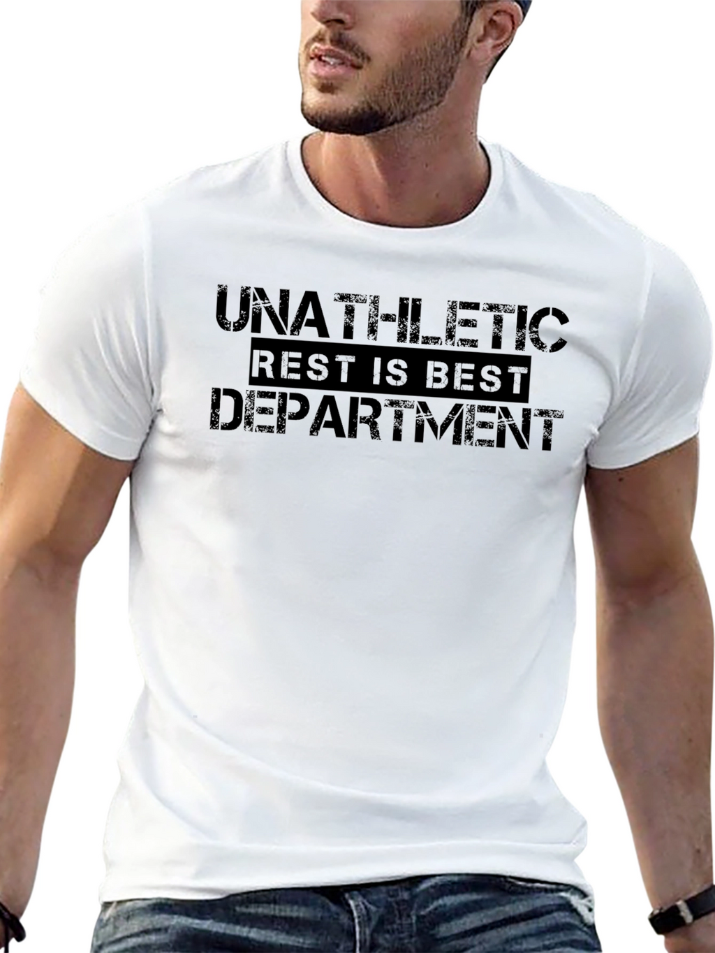 Unathletic Rest is Best Department T-Shirt