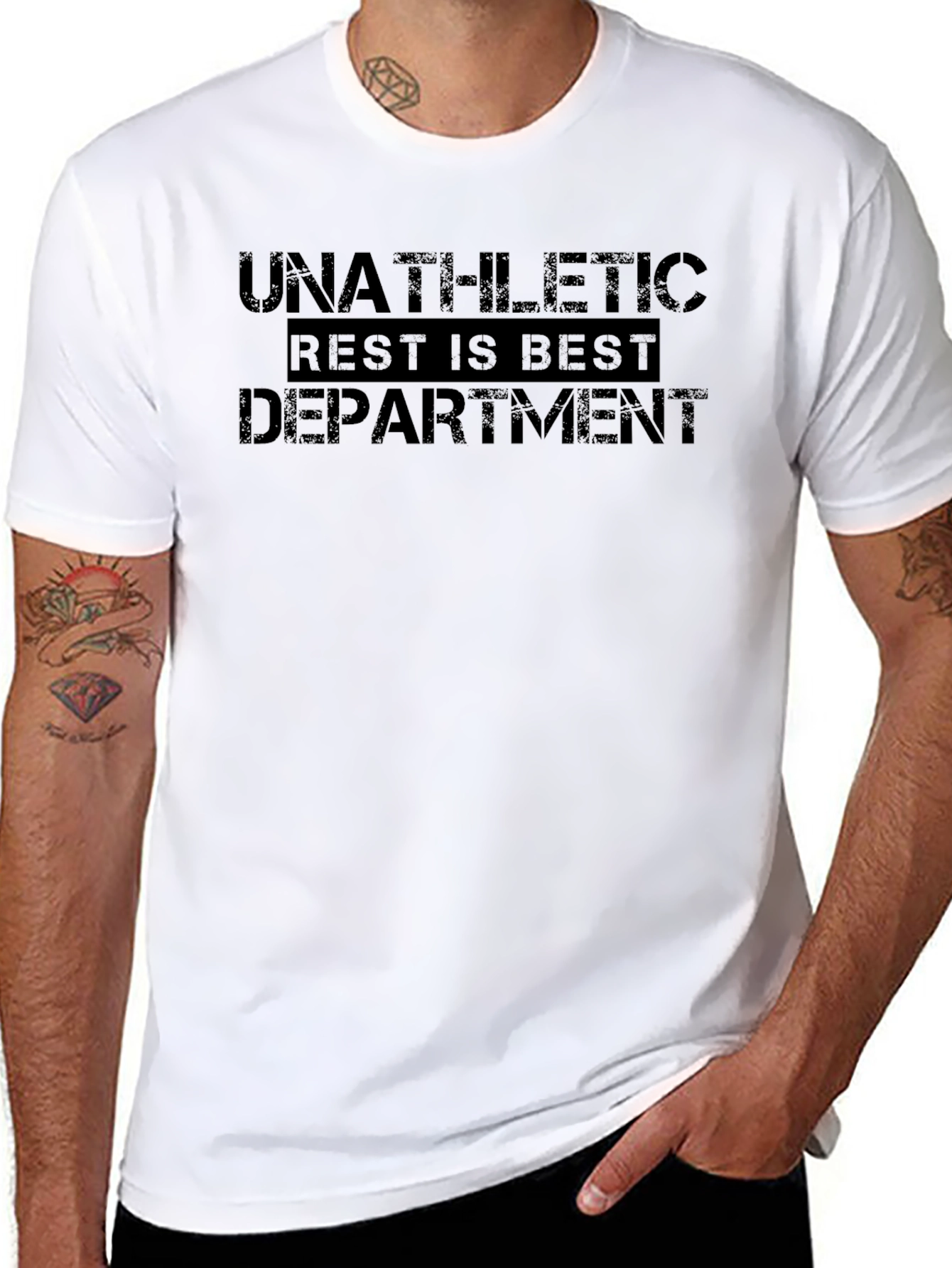 Unathletic Rest is Best Department T-Shirt