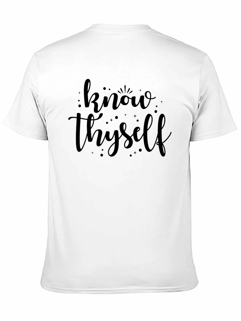 Know Thyself Black Graphic Tee