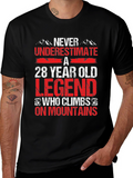 28 Year Old Legend Climber Graphic Tee