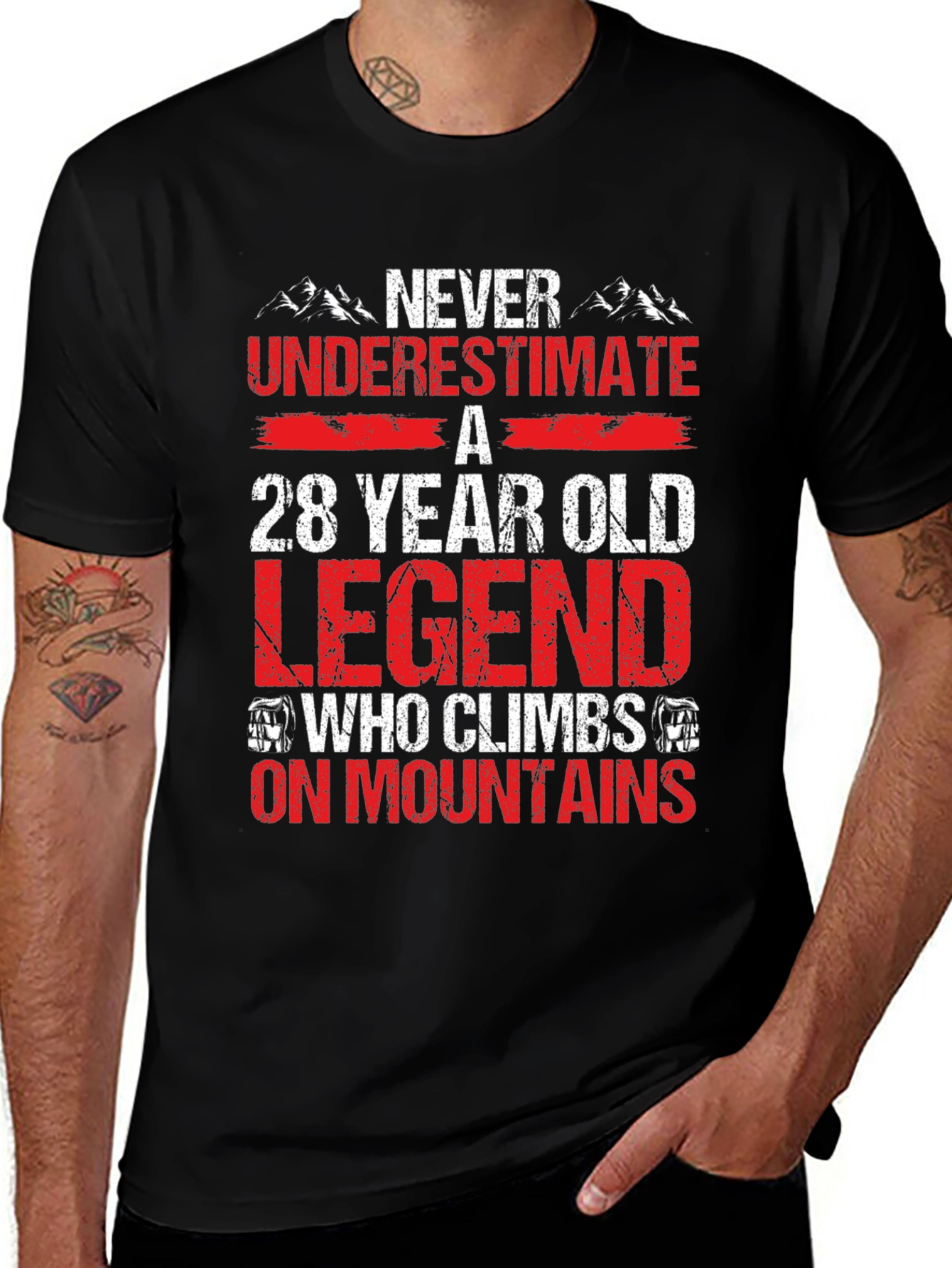 28 Year Old Legend Climber Graphic Tee