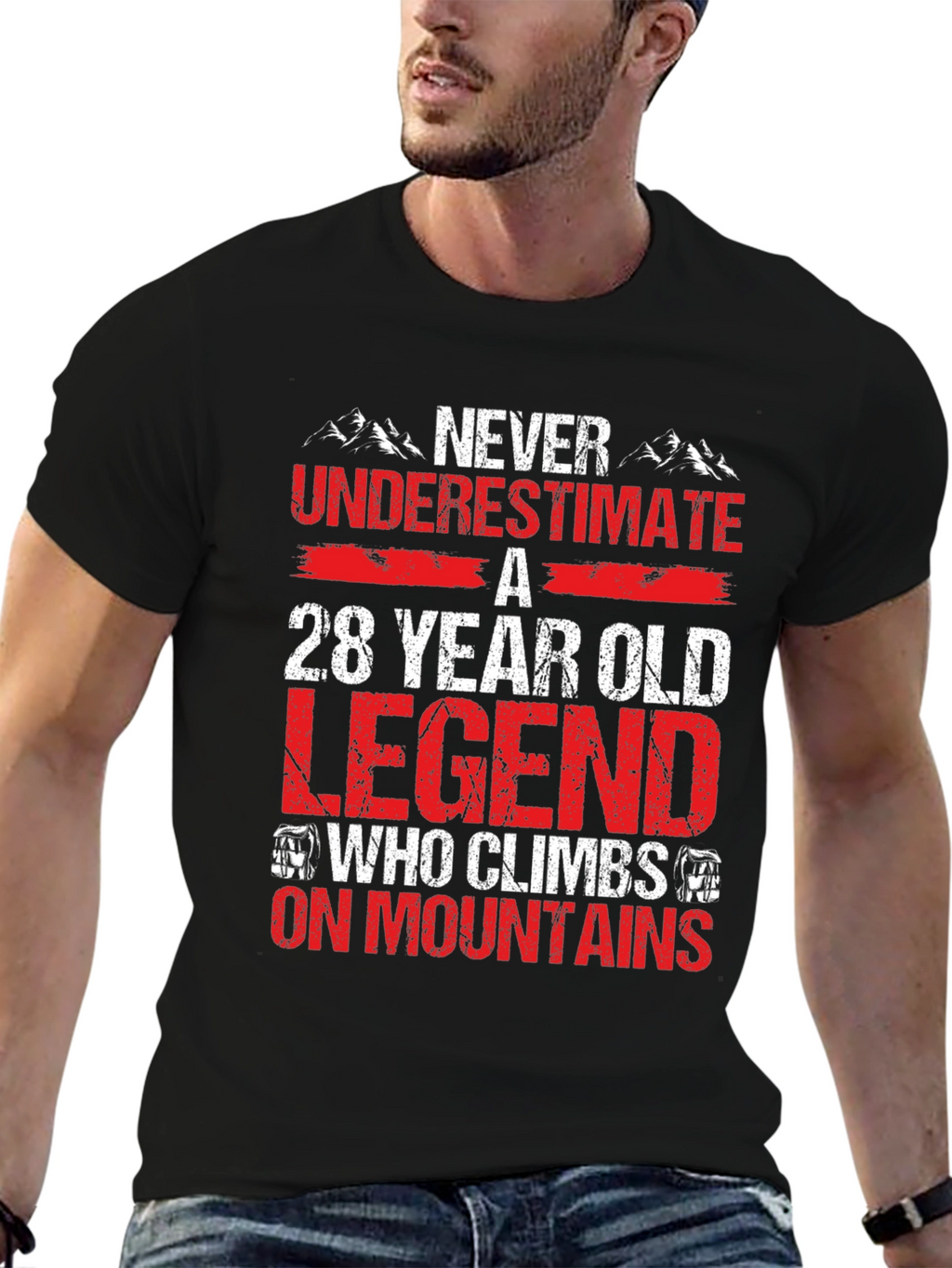 28 Year Old Legend Climber Graphic Tee