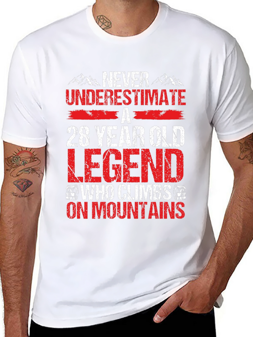 28 Year Old Legend Climber Graphic Tee
