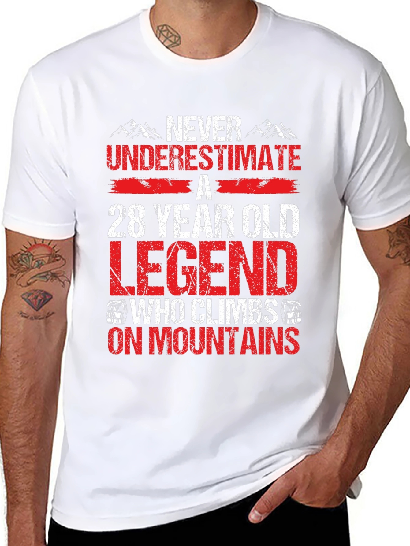 28 Year Old Legend Climber Graphic Tee