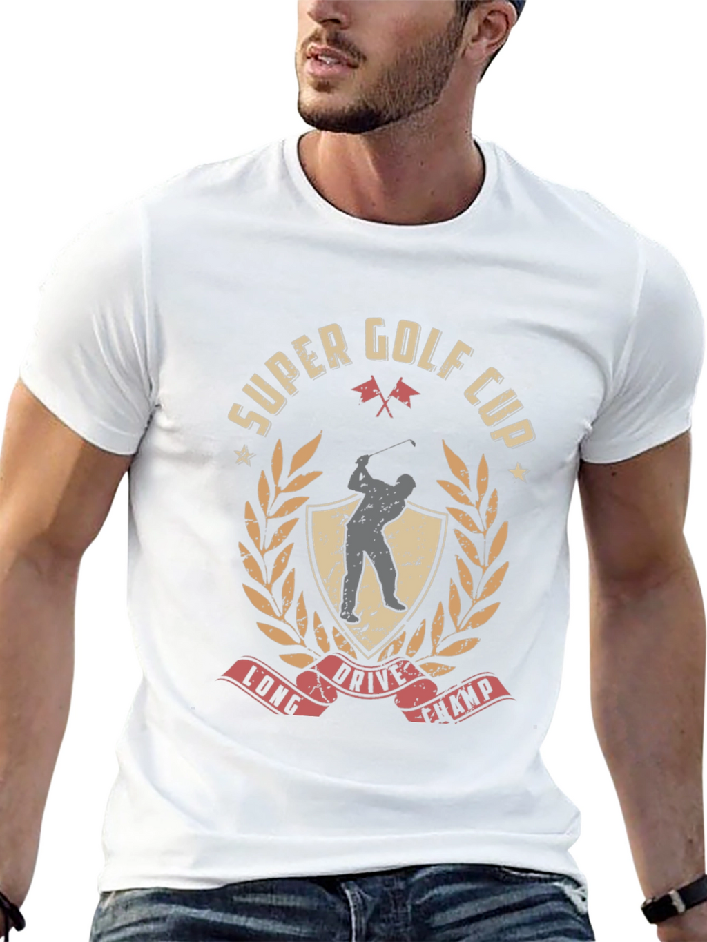 Super Golf Cup T-Shirt: Long Drive Champ Tee