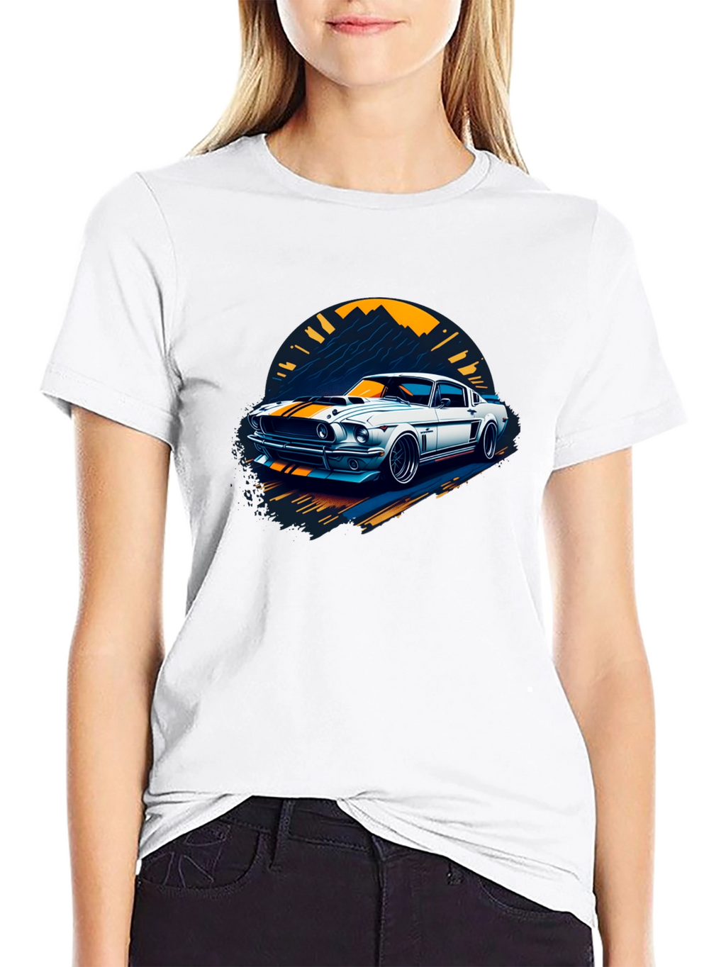 Retro Car Graphic Tee - Cool Classic Car Shirt