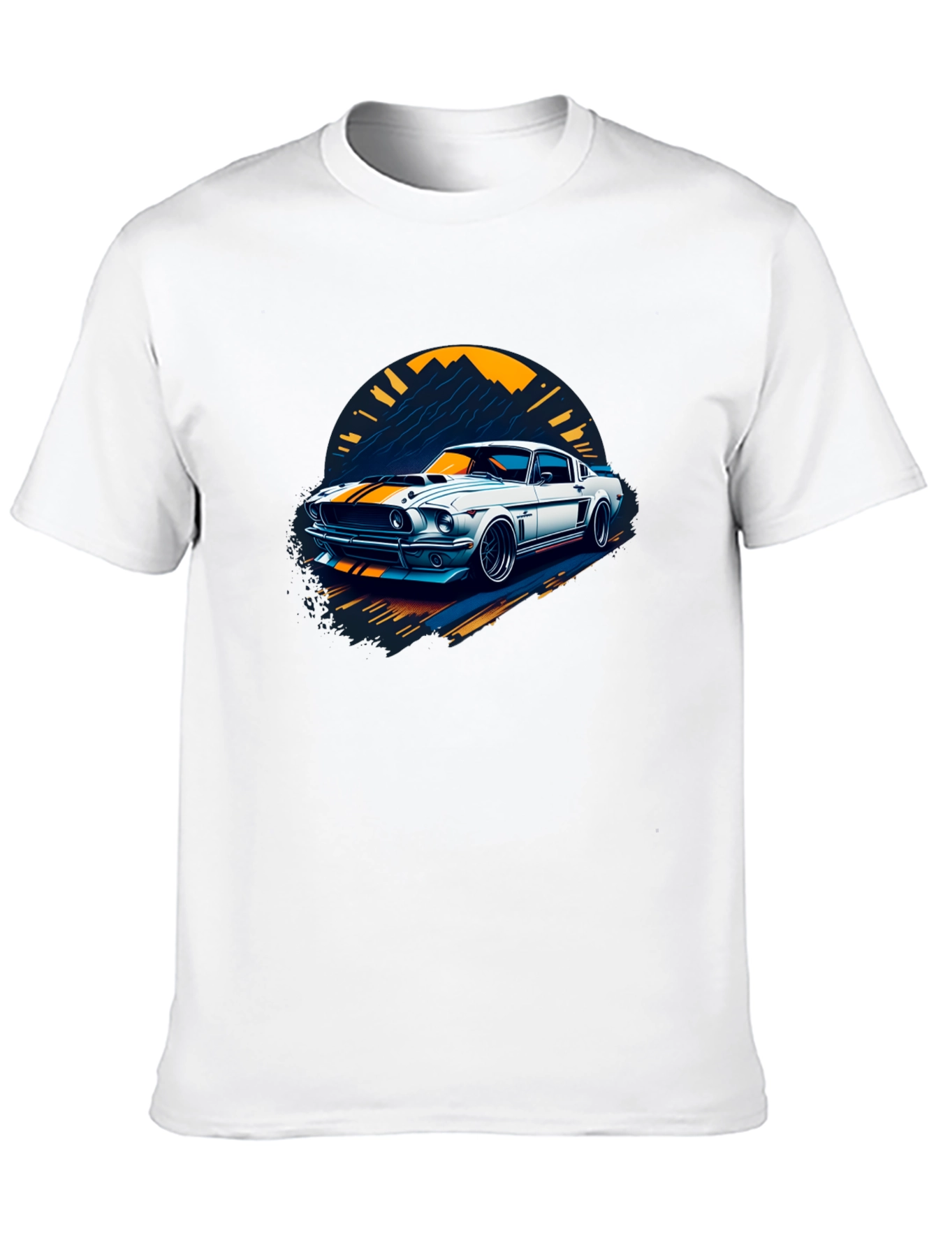 Retro Car Graphic Tee - Cool Classic Car Shirt