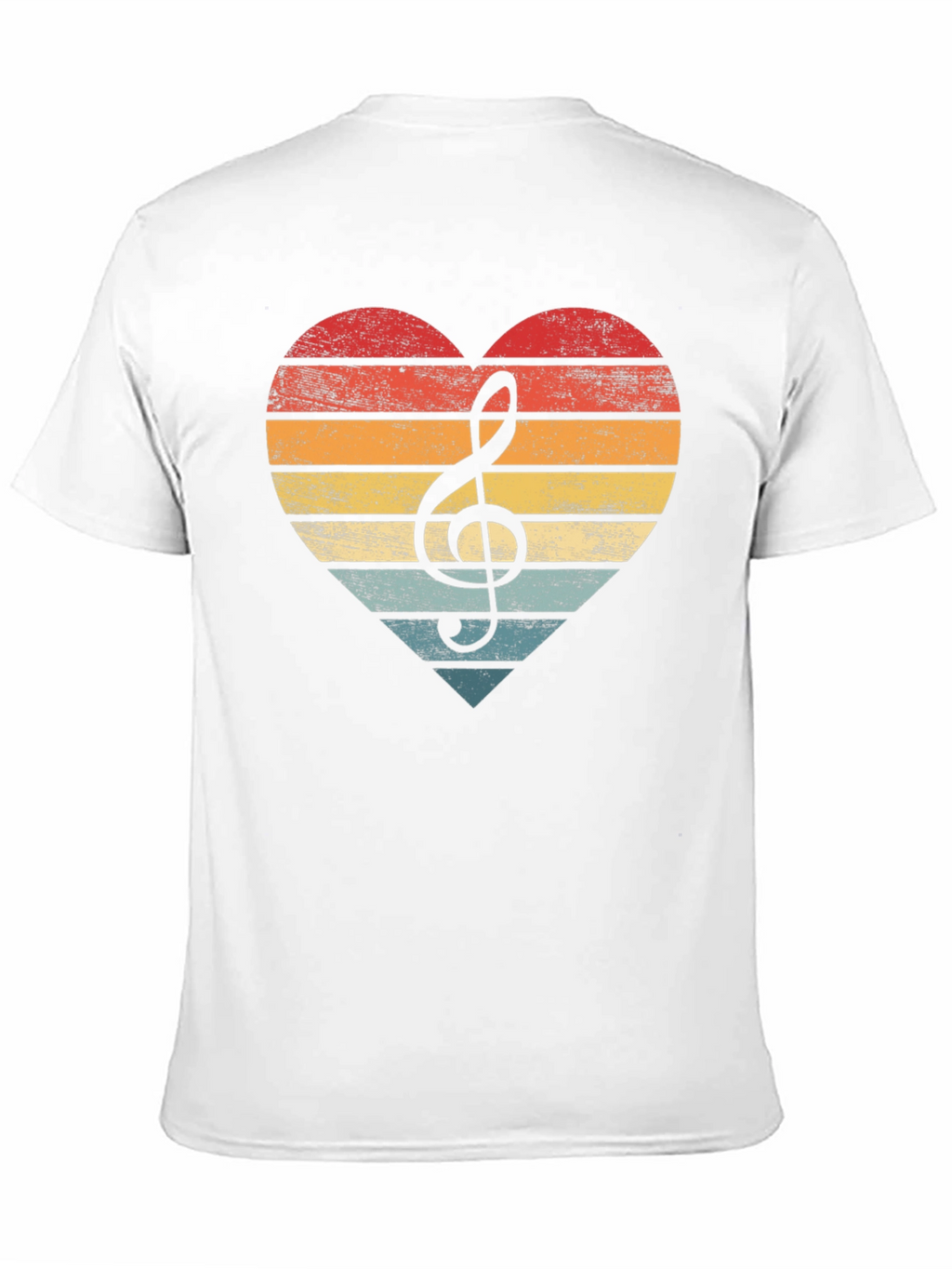 Retro Music Heart T-Shirt