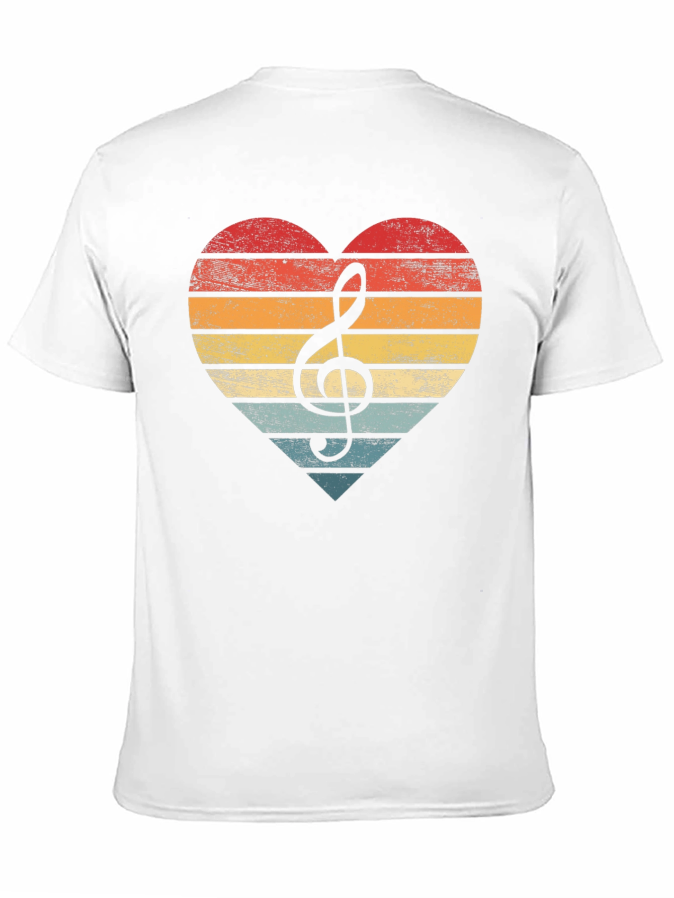 Retro Music Heart T-Shirt