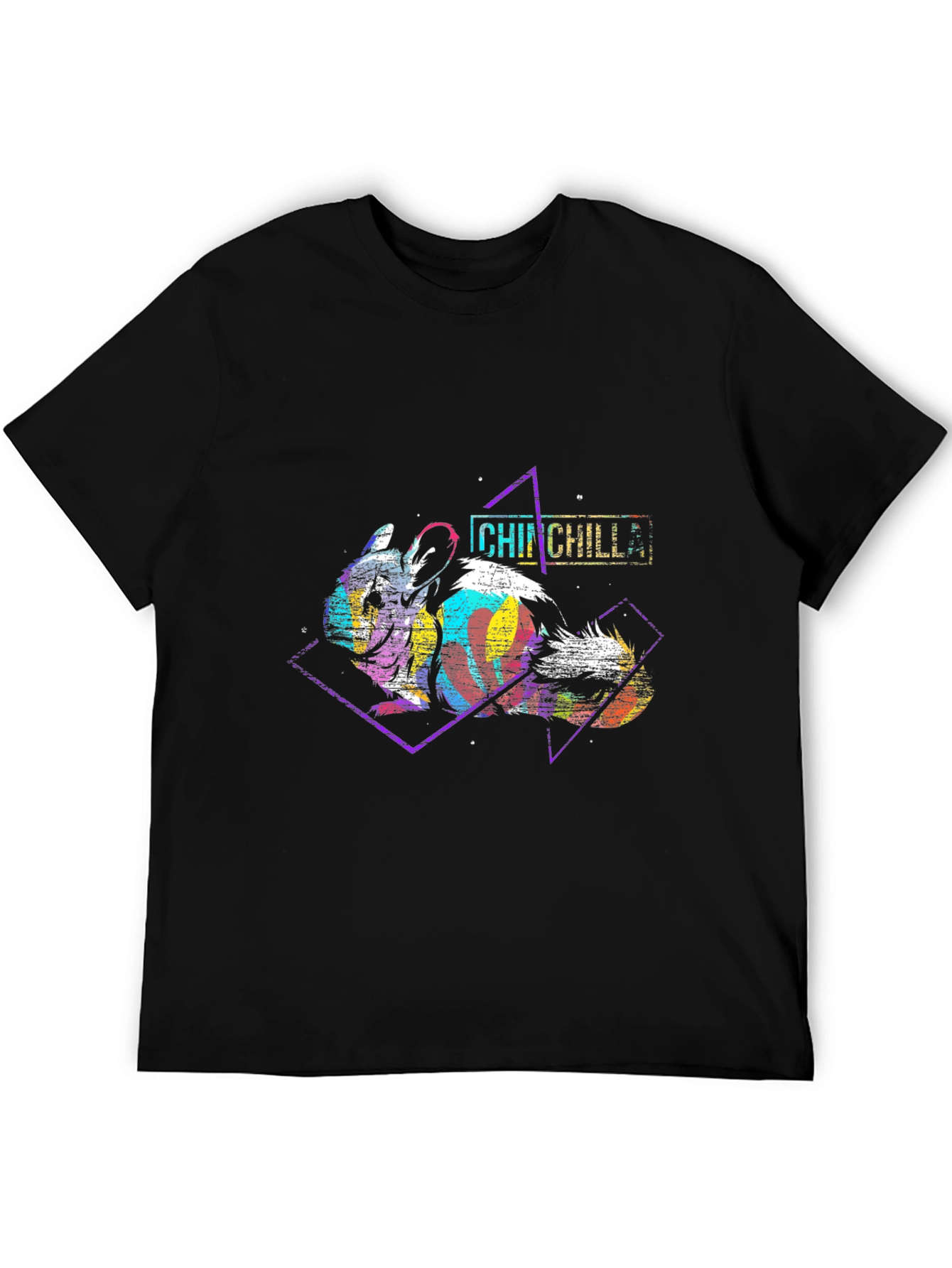 Retro Chinchilla Graphic Tee - Unique Design!