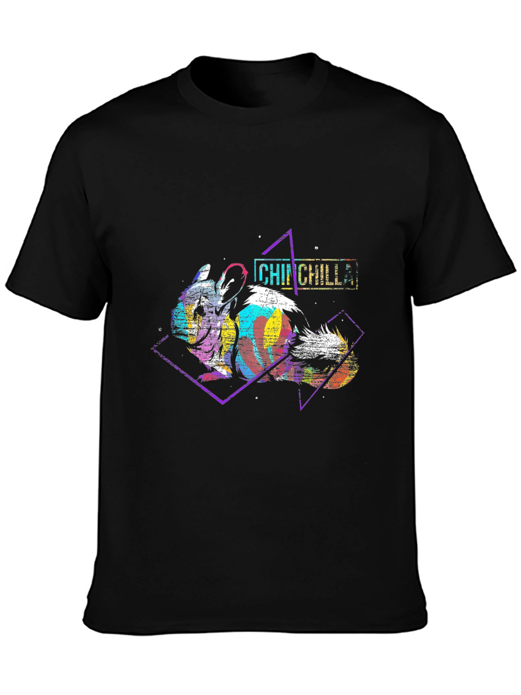 Retro Chinchilla Graphic Tee - Unique Design!