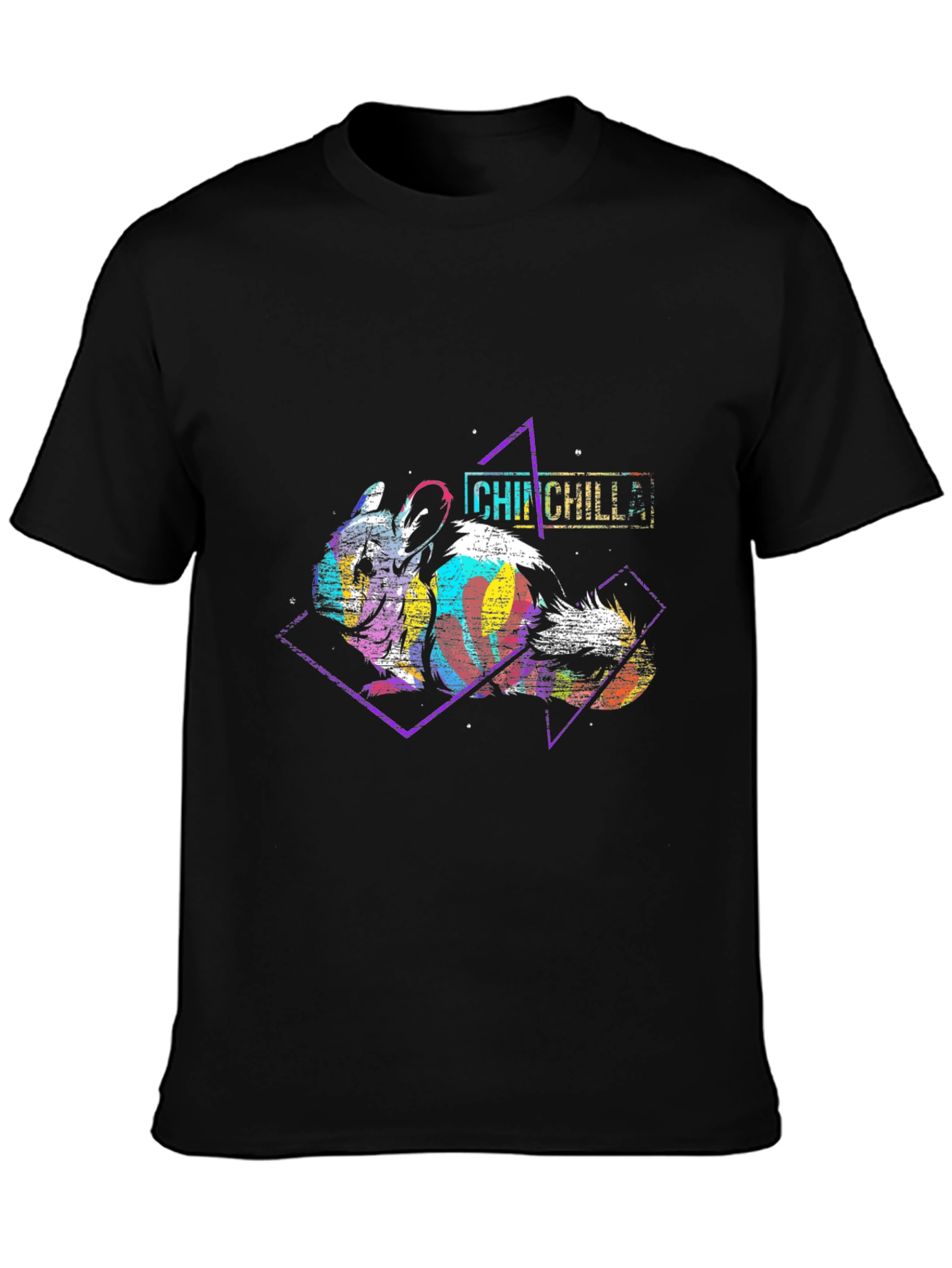 Retro Chinchilla Graphic Tee - Unique Design!
