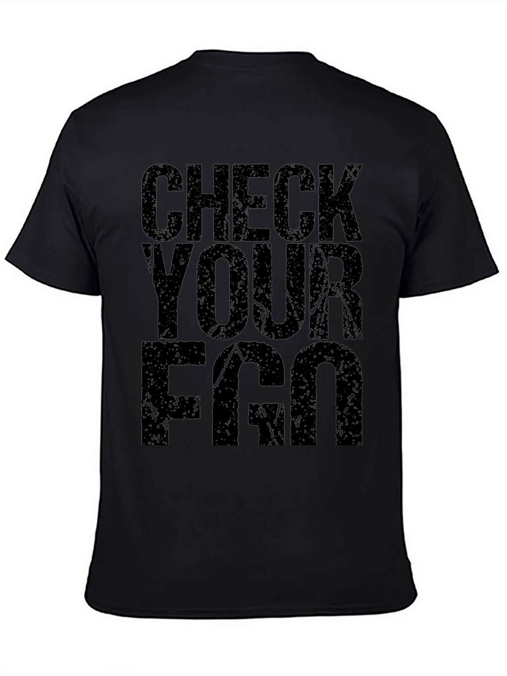 Check Your FGO T-Shirt - Black Graphic Tee