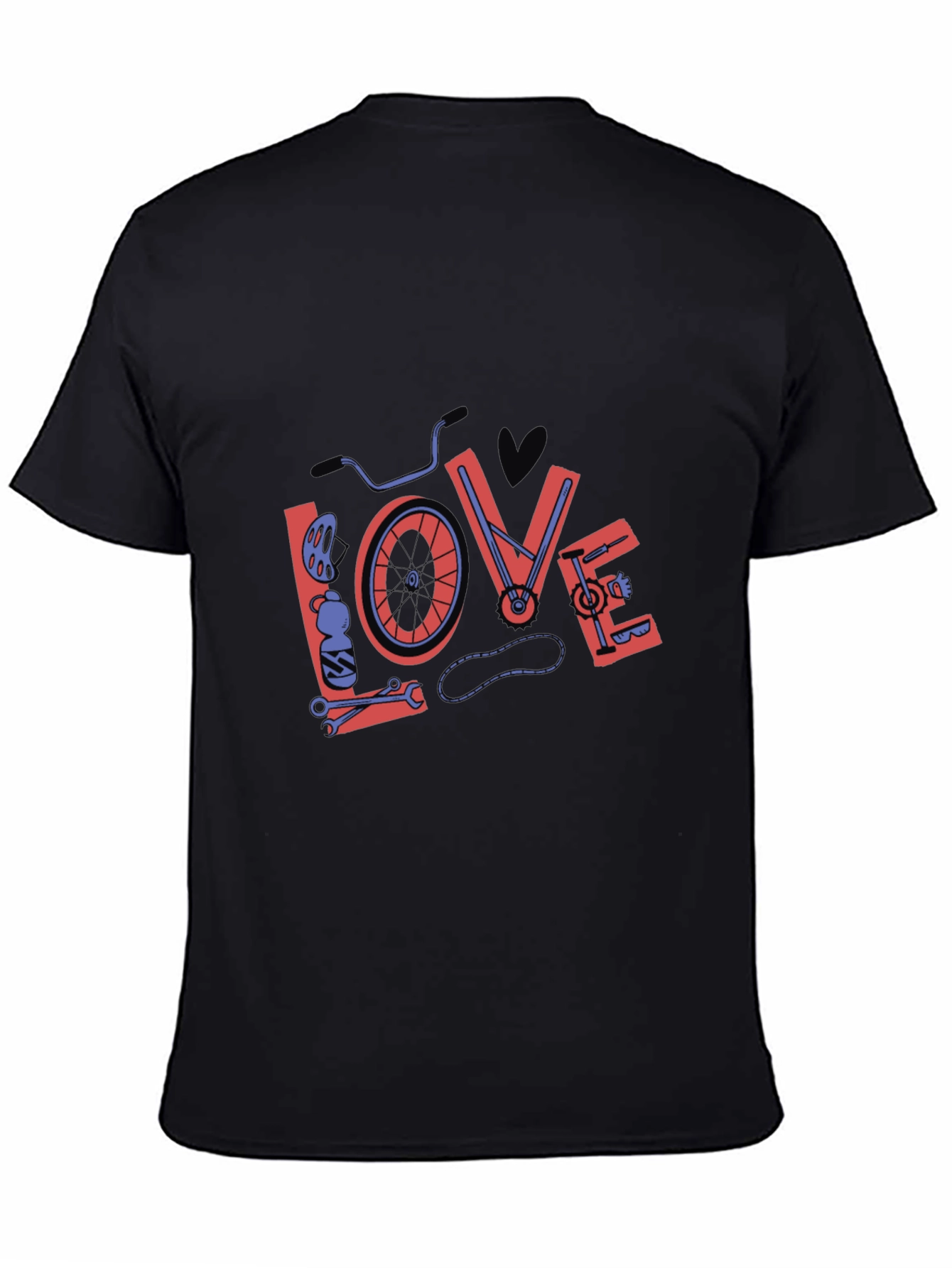Bike Love Graphic Tee - Black