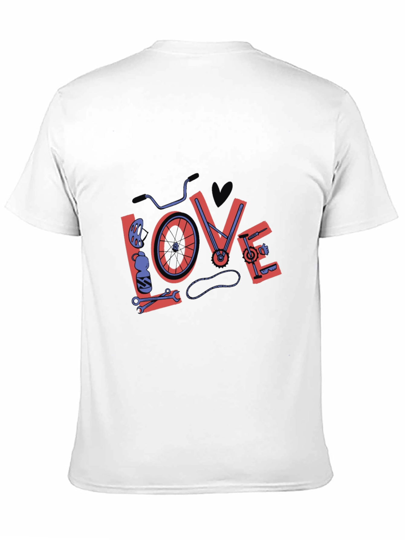 Bike Love Graphic Tee - Black