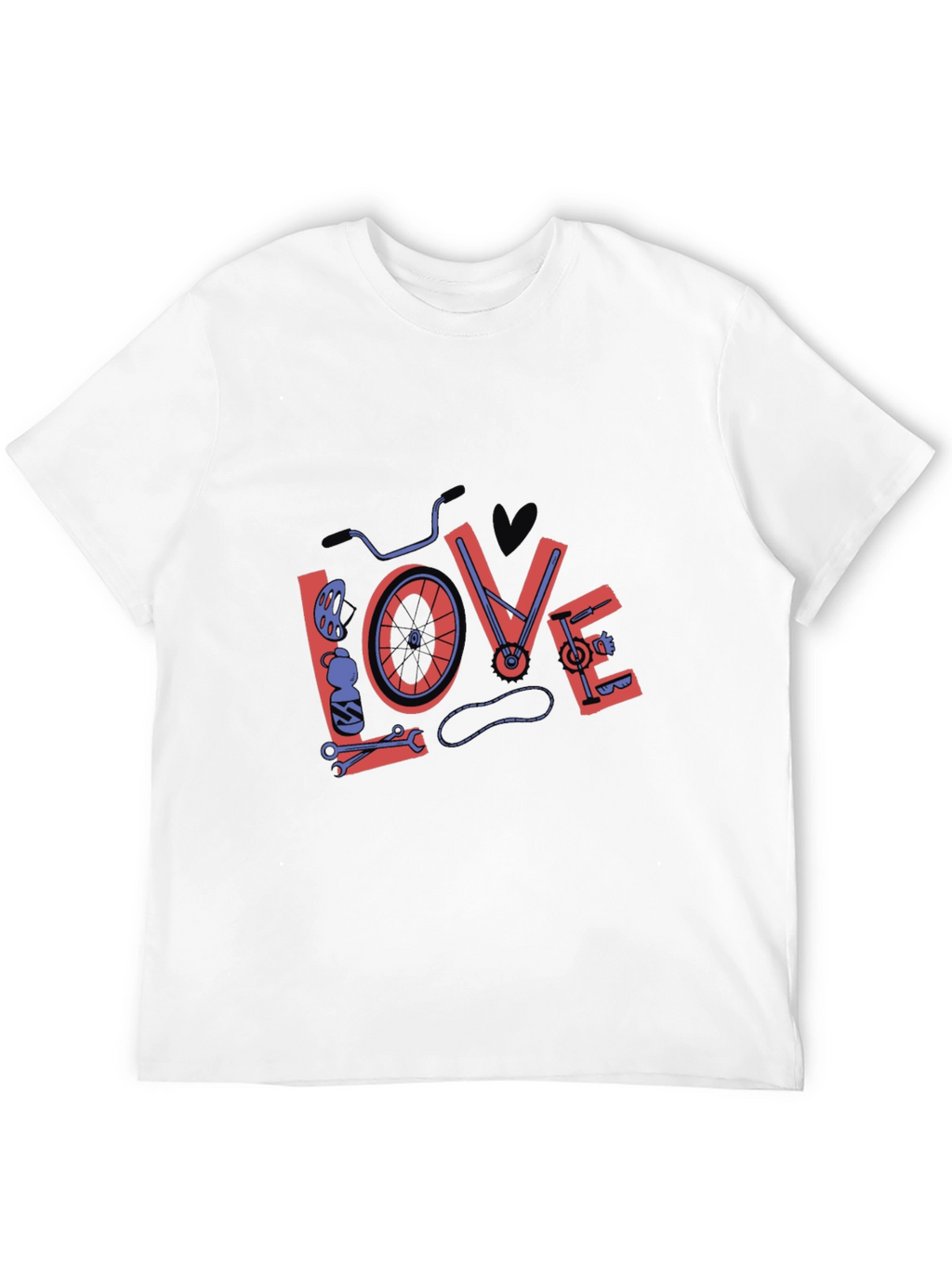 Bike Love Graphic Tee - Black