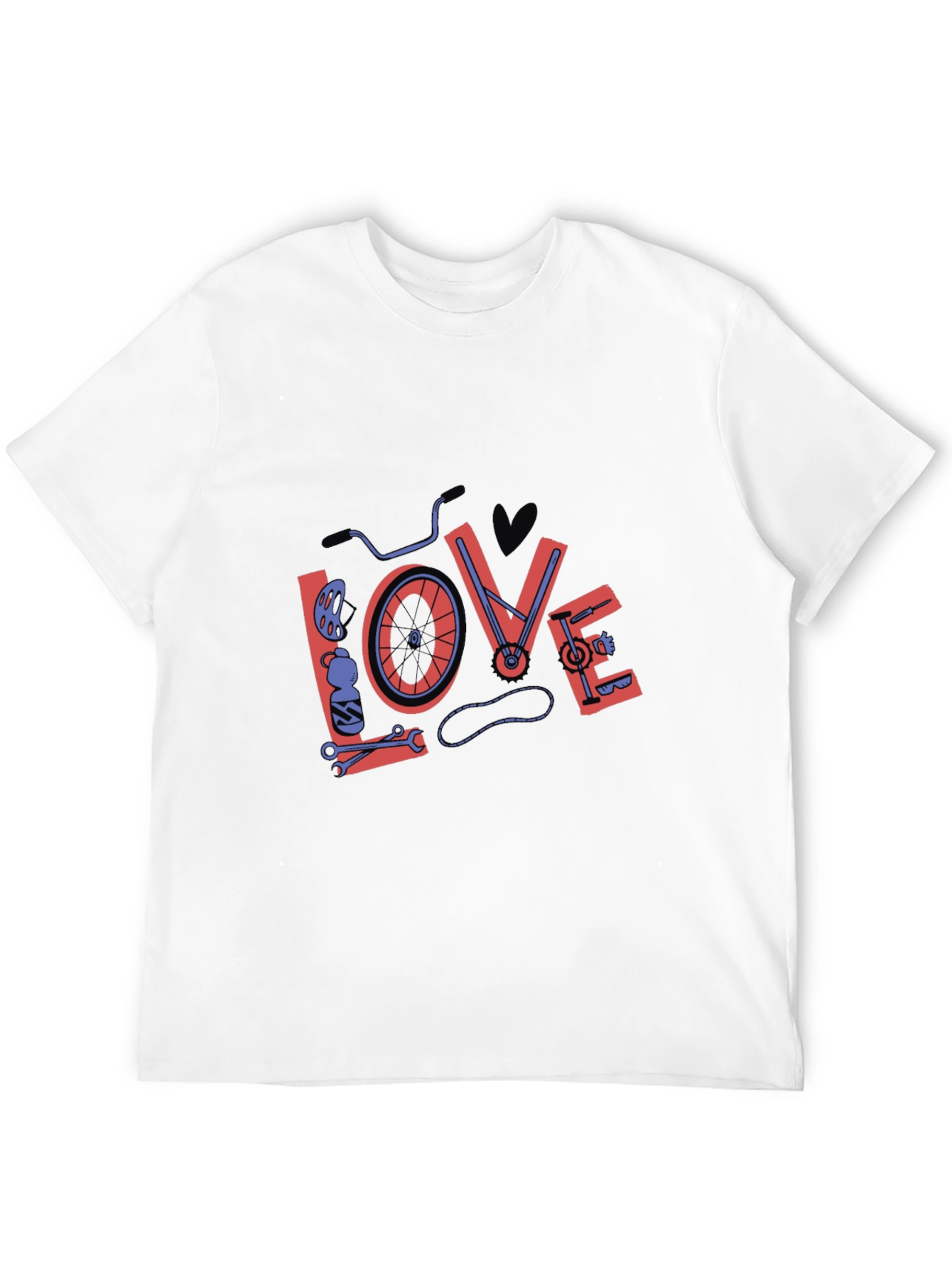 Bike Love Graphic Tee - Black