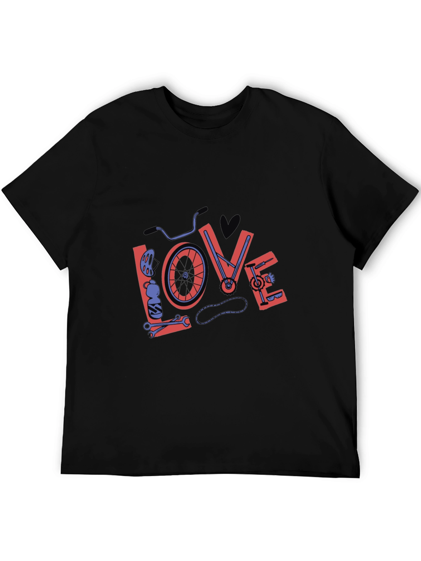 Bike Love Graphic Tee - Black