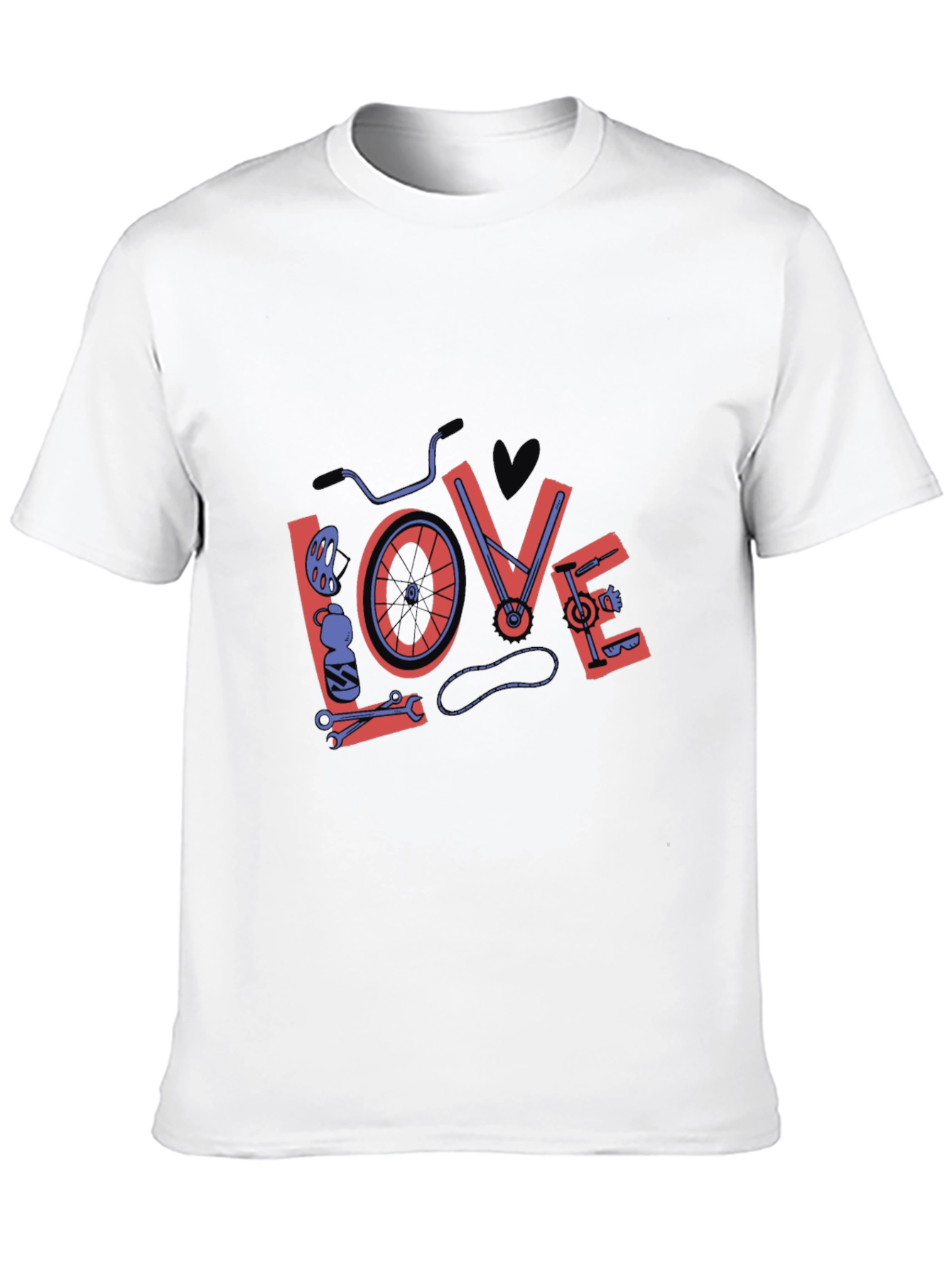 Bike Love Graphic Tee - Black