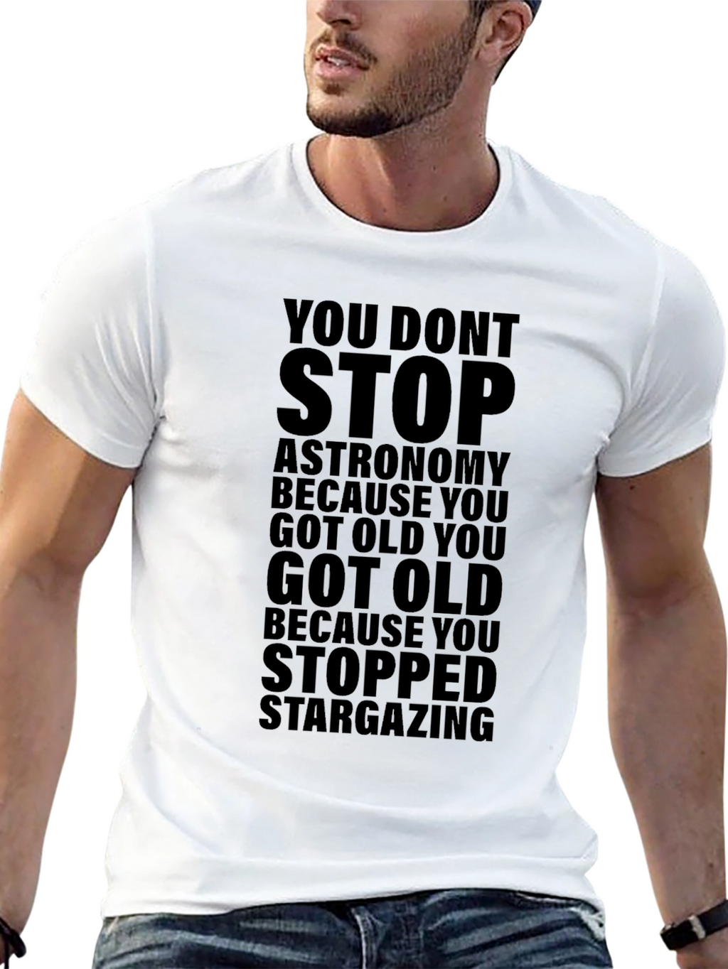 Astronomy Stargazing Graphic T-Shirt