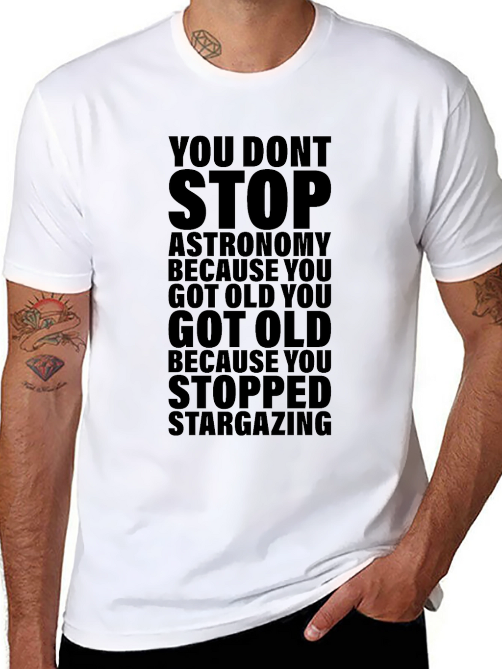 Astronomy Stargazing Graphic T-Shirt