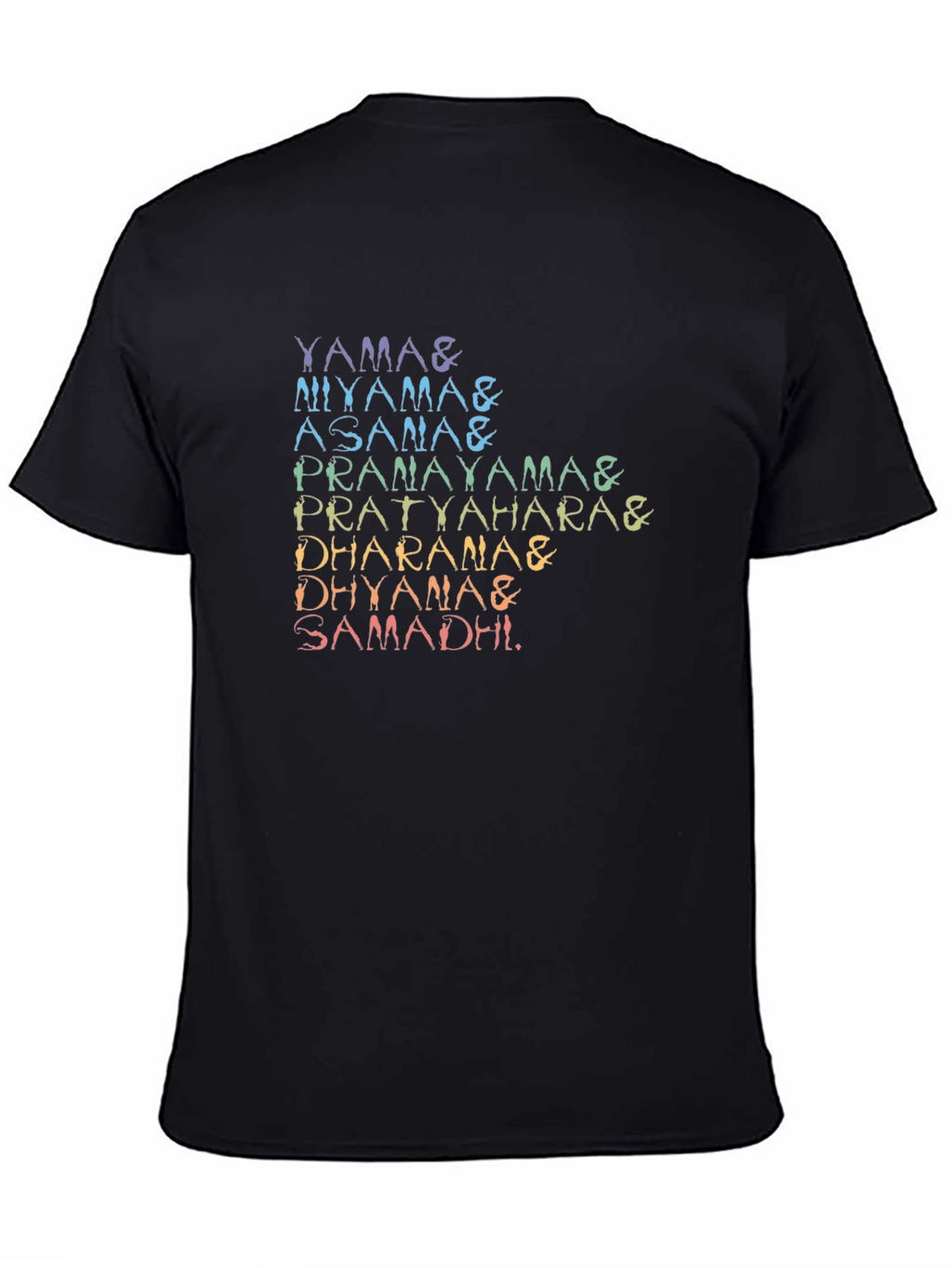 Yoga Poses T-Shirt - 8 Limbs of Yoga