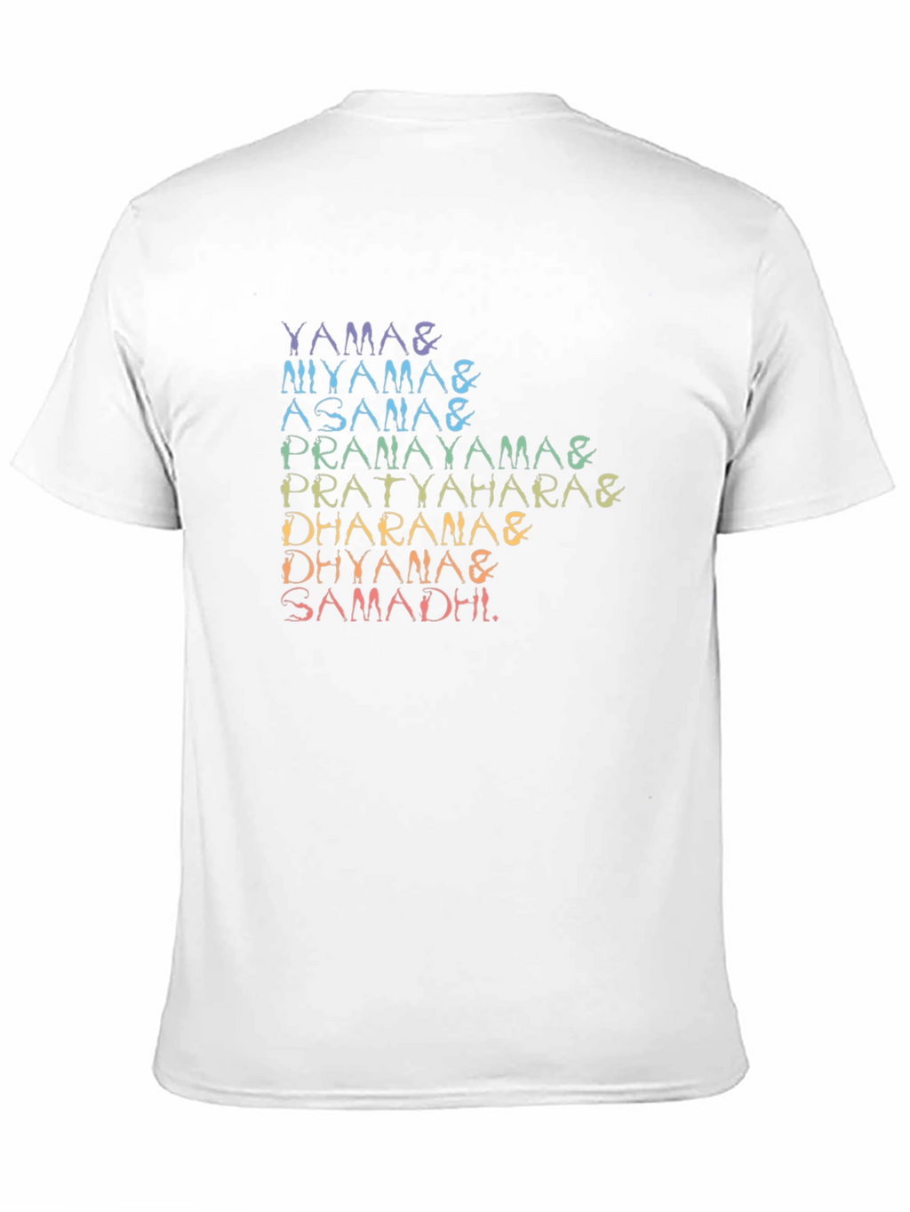 Yoga Poses T-Shirt - 8 Limbs of Yoga