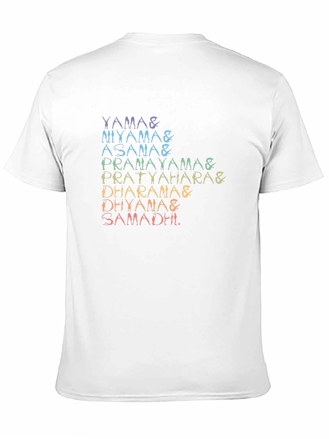Yoga Poses T-Shirt - 8 Limbs of Yoga