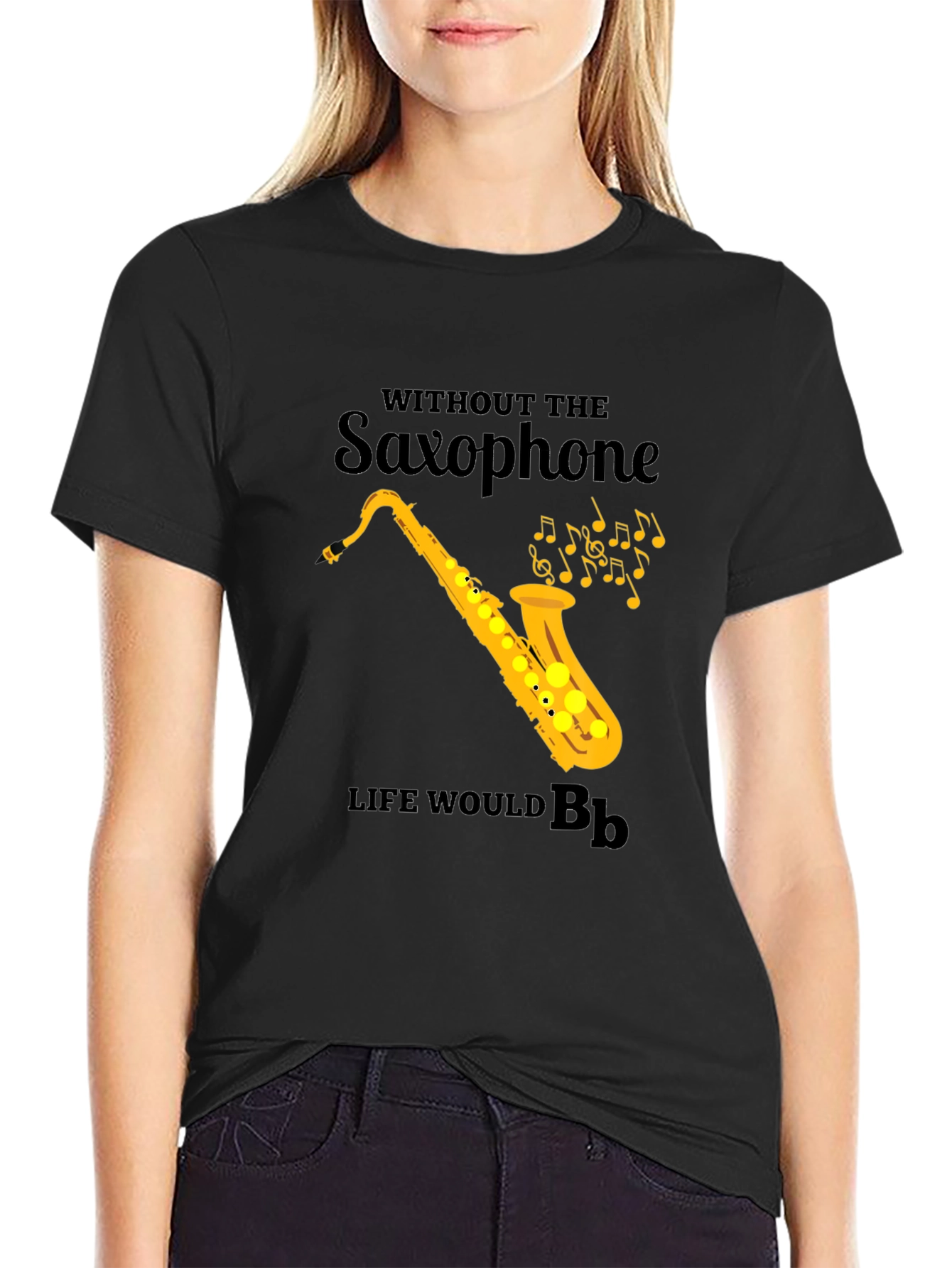 Saxophone T-Shirt: Life Without Bb