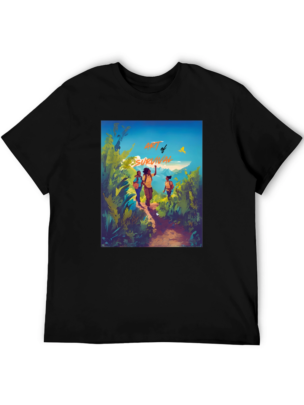 Art of Survival Black Graphic Tee
