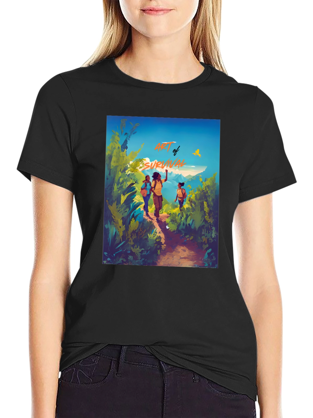 Art of Survival Black Graphic Tee
