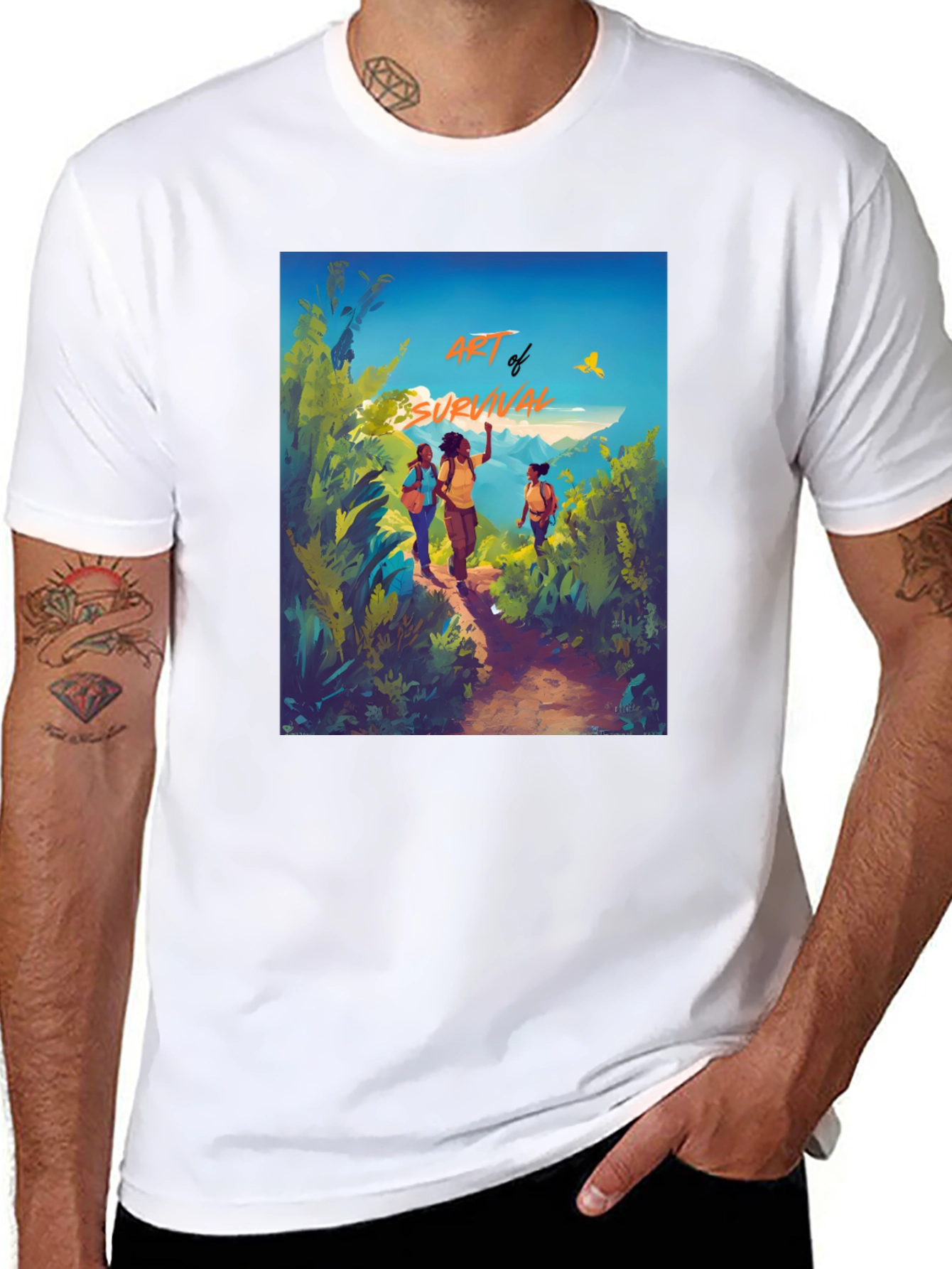 Art of Survival Black Graphic Tee