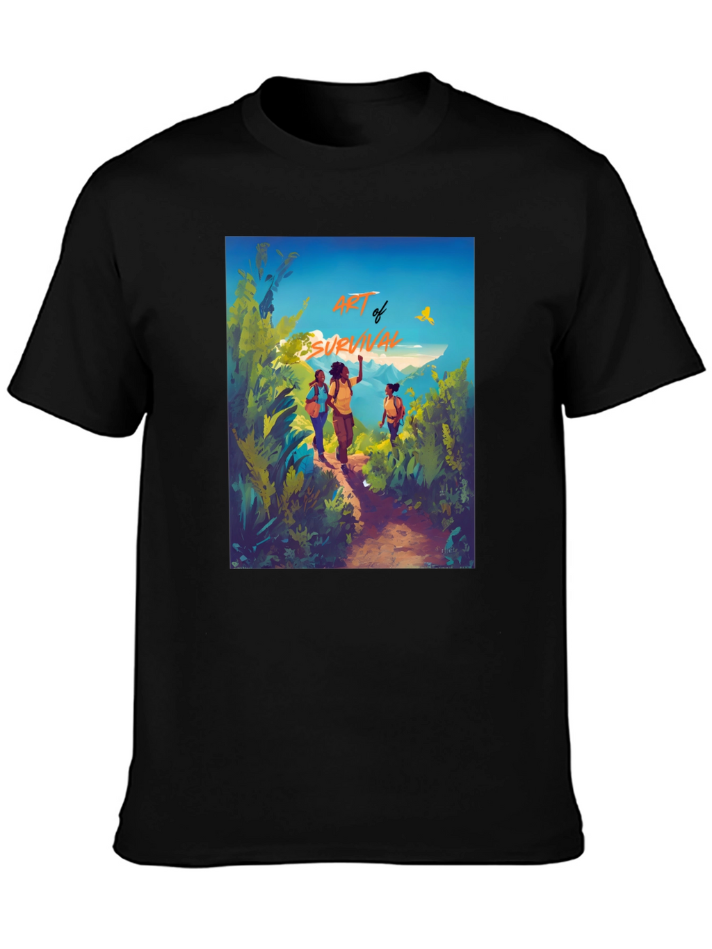 Art of Survival Black Graphic Tee