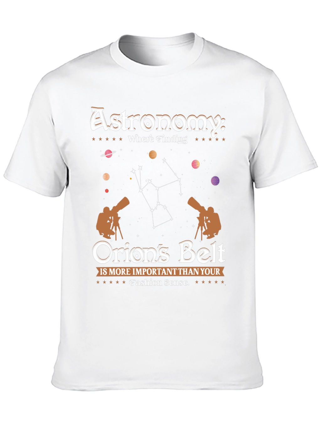 Astronomy Orions Belt Graphic Tee
