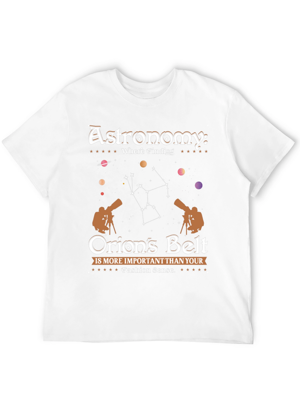 Astronomy Orions Belt Graphic Tee