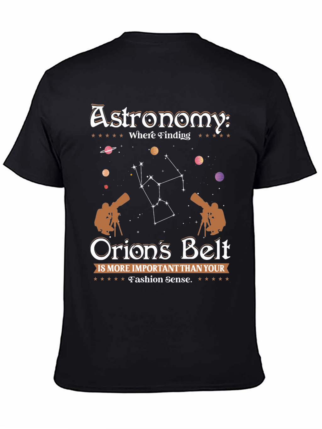 Astronomy Orions Belt Graphic Tee