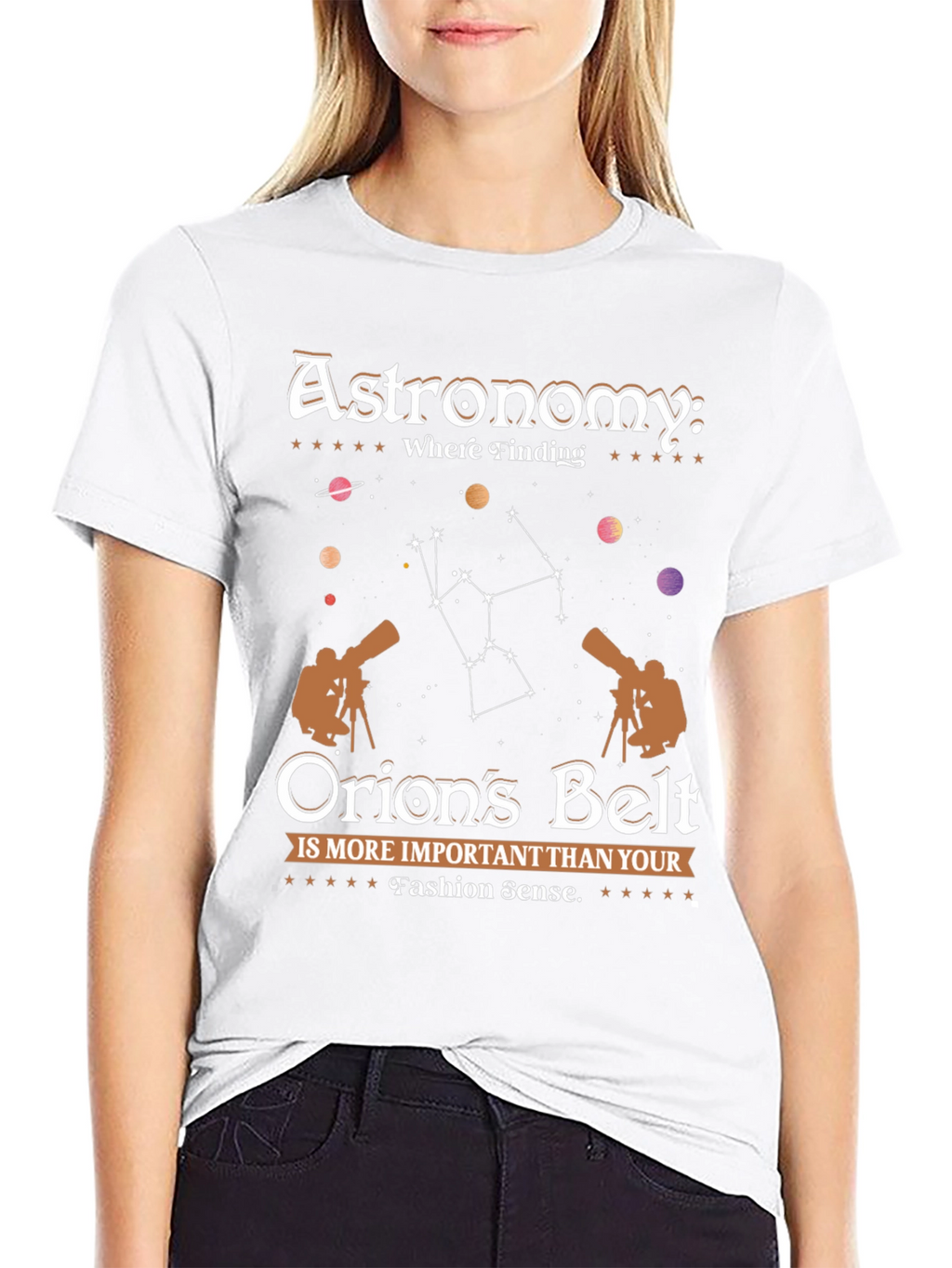 Astronomy Orions Belt Graphic Tee