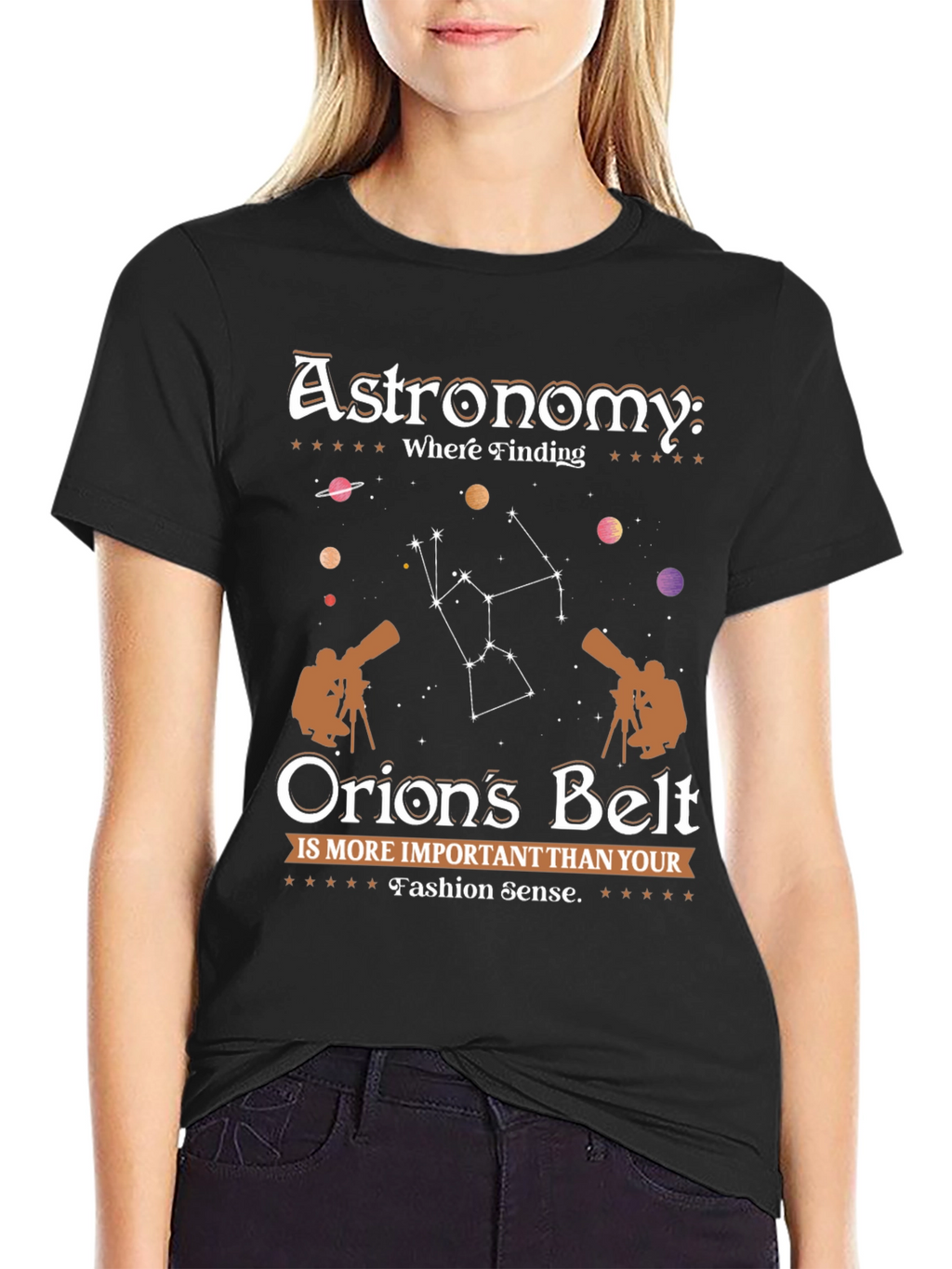 Astronomy Orions Belt Graphic Tee