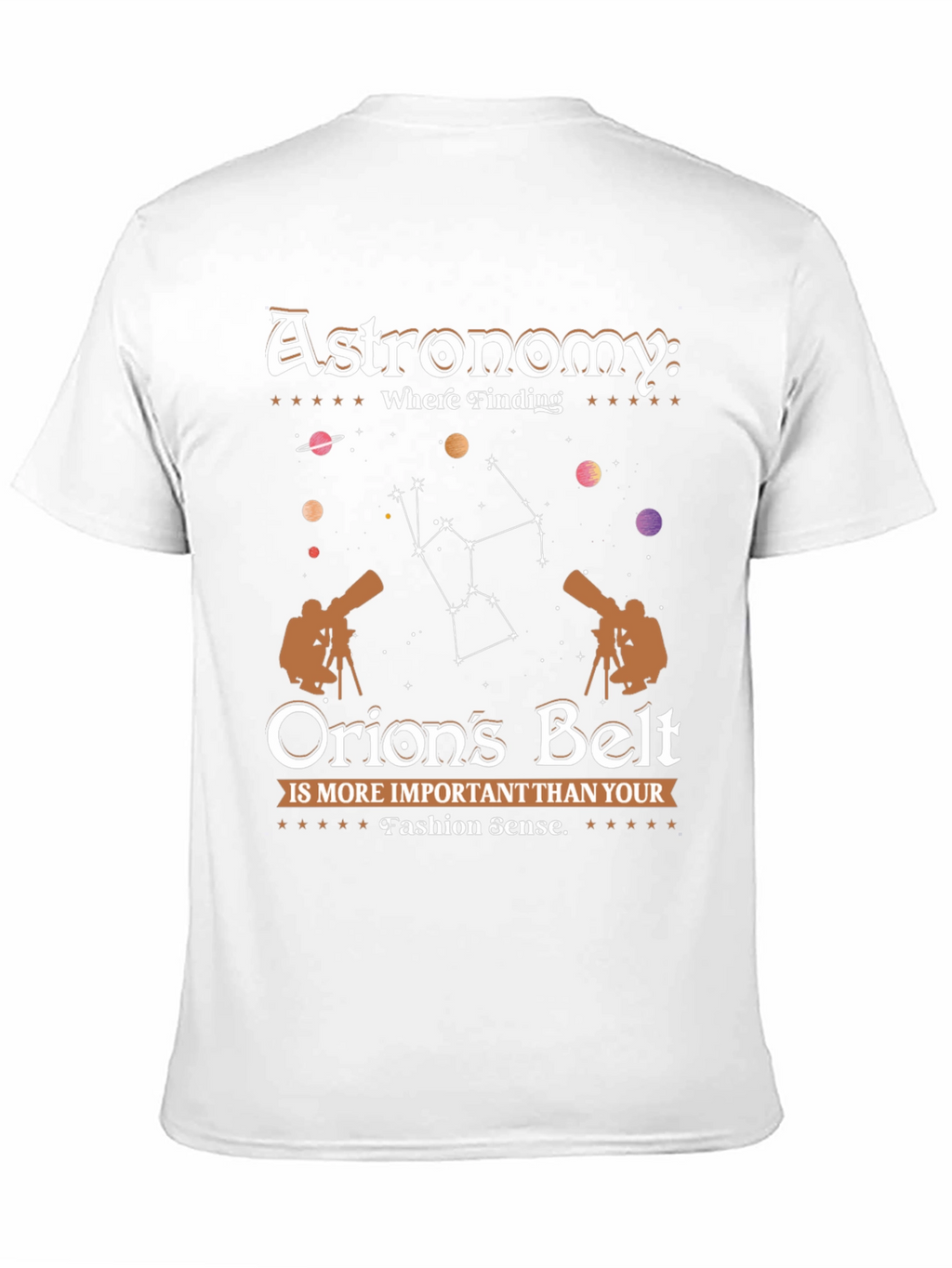 Astronomy Orions Belt Graphic Tee