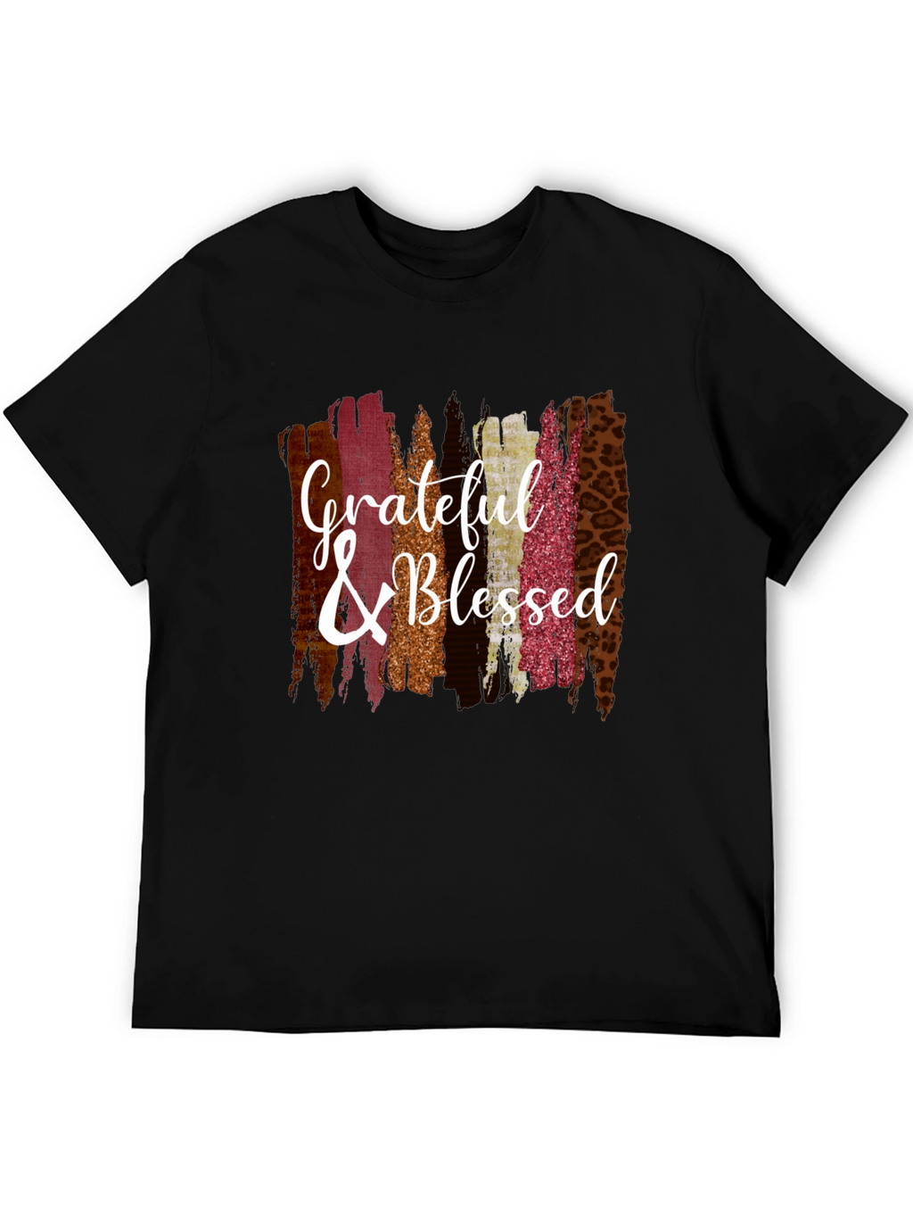 Grateful & Blessed Graphic Tee - Fall Fashion