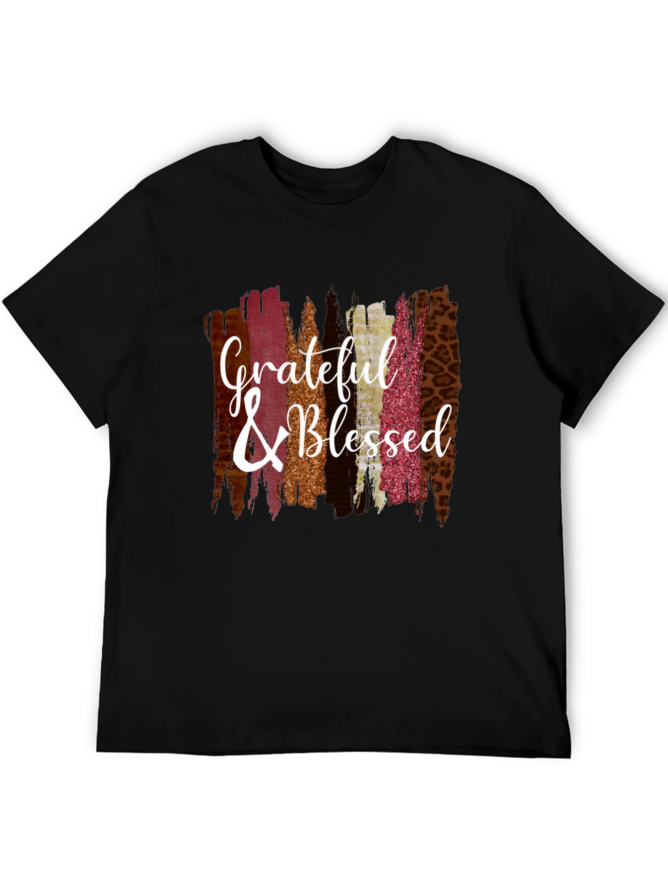 Grateful & Blessed Graphic Tee - Fall Fashion