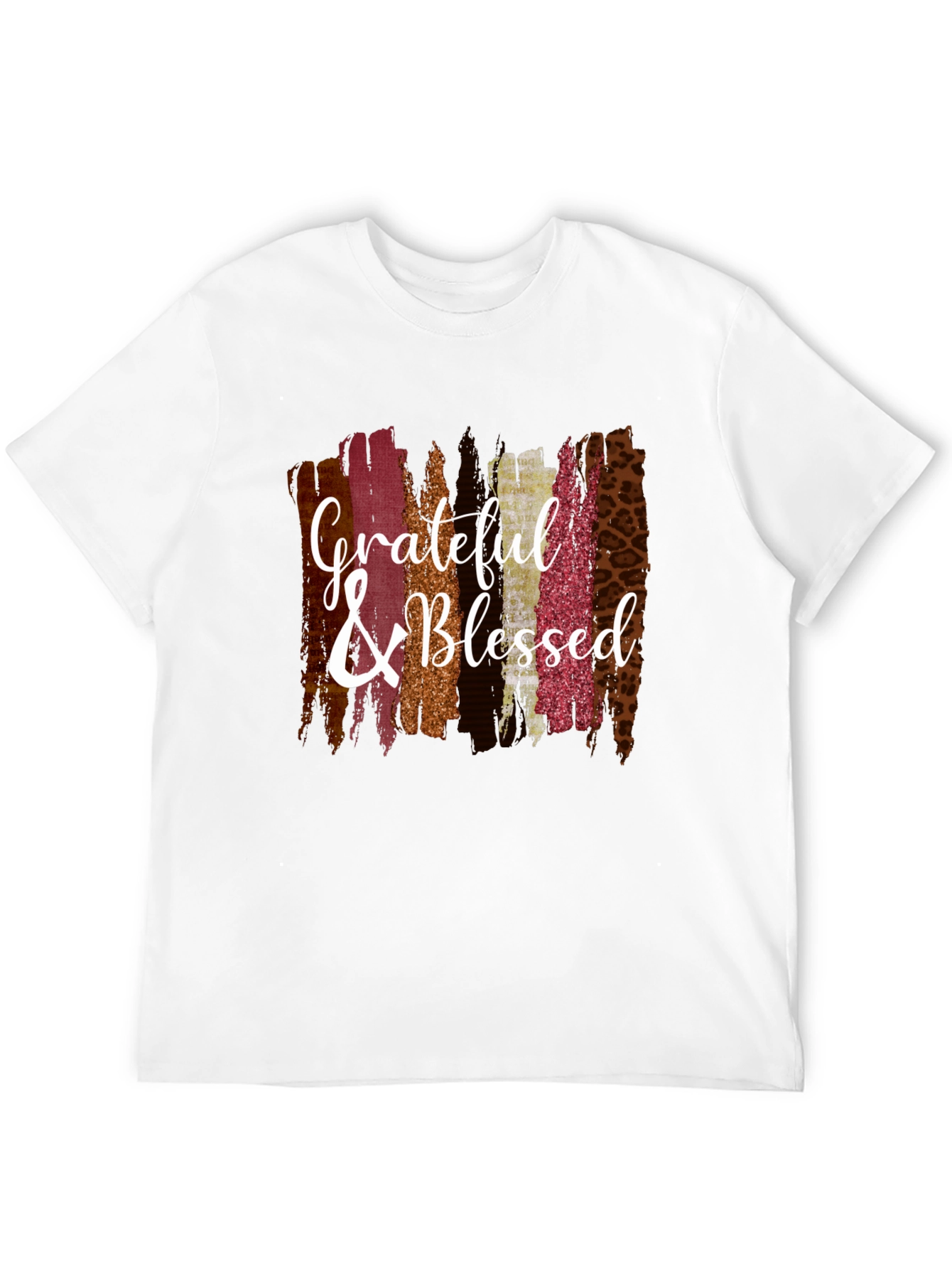 Grateful & Blessed Graphic Tee - Fall Fashion