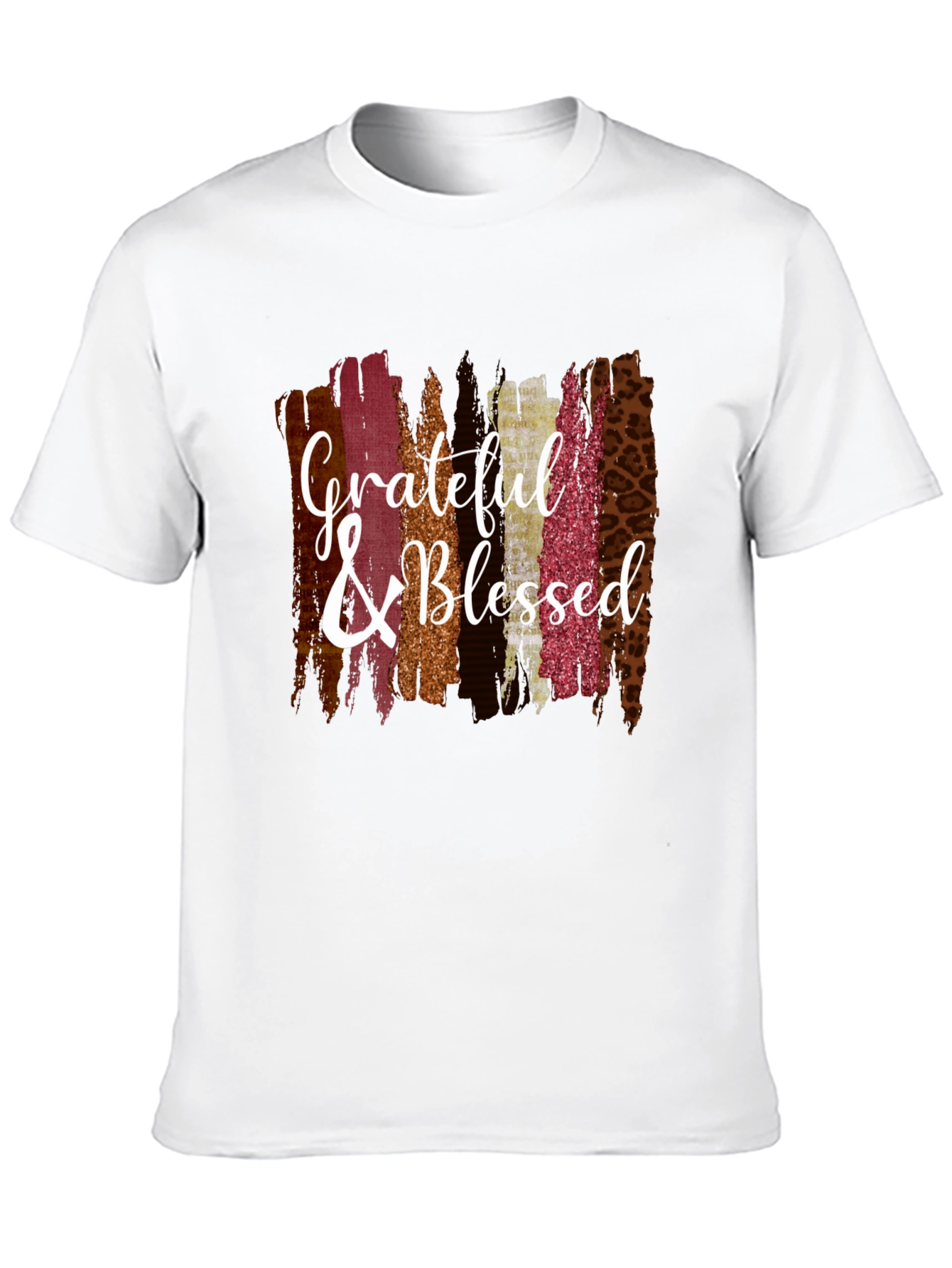 Grateful & Blessed Graphic Tee - Fall Fashion