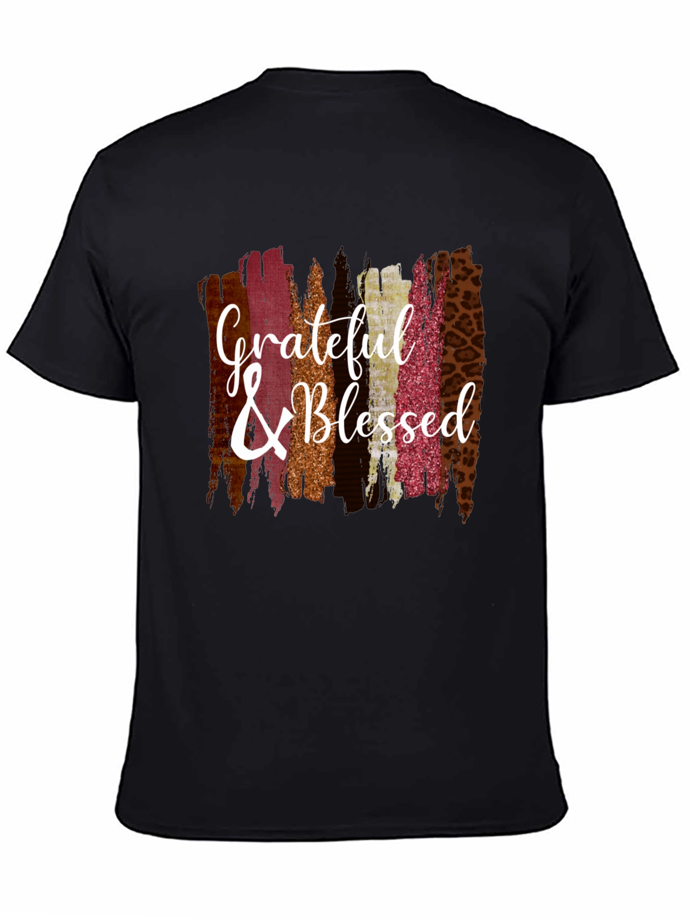 Grateful & Blessed Graphic Tee - Fall Fashion